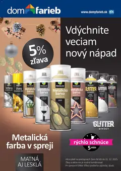 Dom farieb leták platný od 01.11.2025