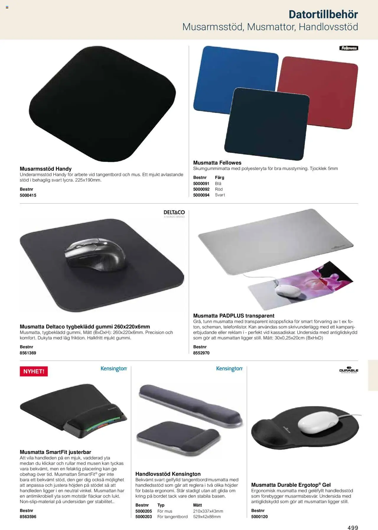 Office Depot reklamblad aktuell från 15.02.2024 | Sida: 501 | Produkter: Mus, Tangentbord, Musmatta