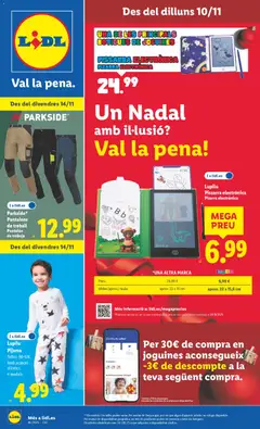 Vista previa Lidl folleto de bazar válido desde el 10.11.2025