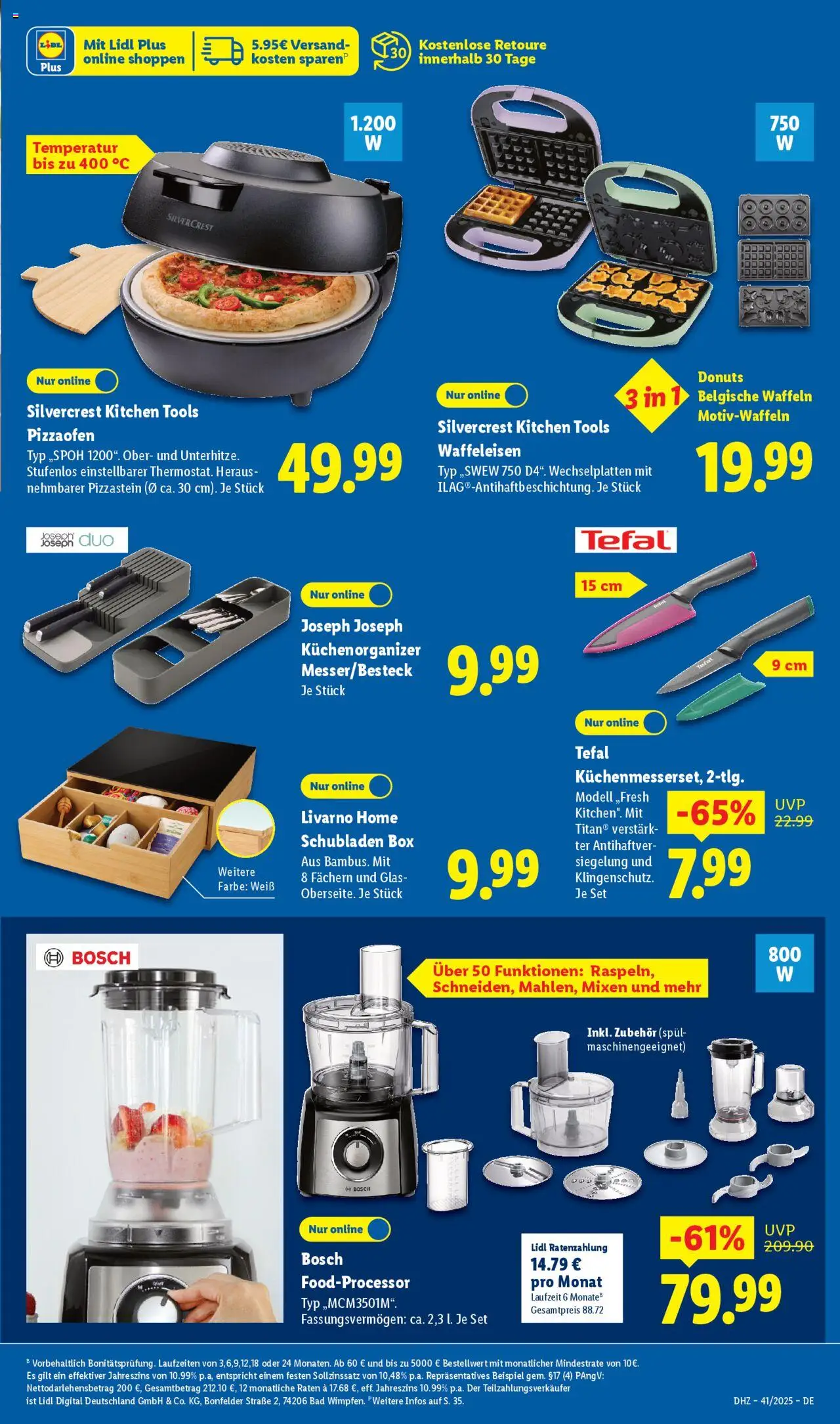 Lidl Prospekt Gundelsheim – gültig ab 06.10.2025 | Seite: 3 | Produkte: Box, Bad, Donuts, Waffeleisen