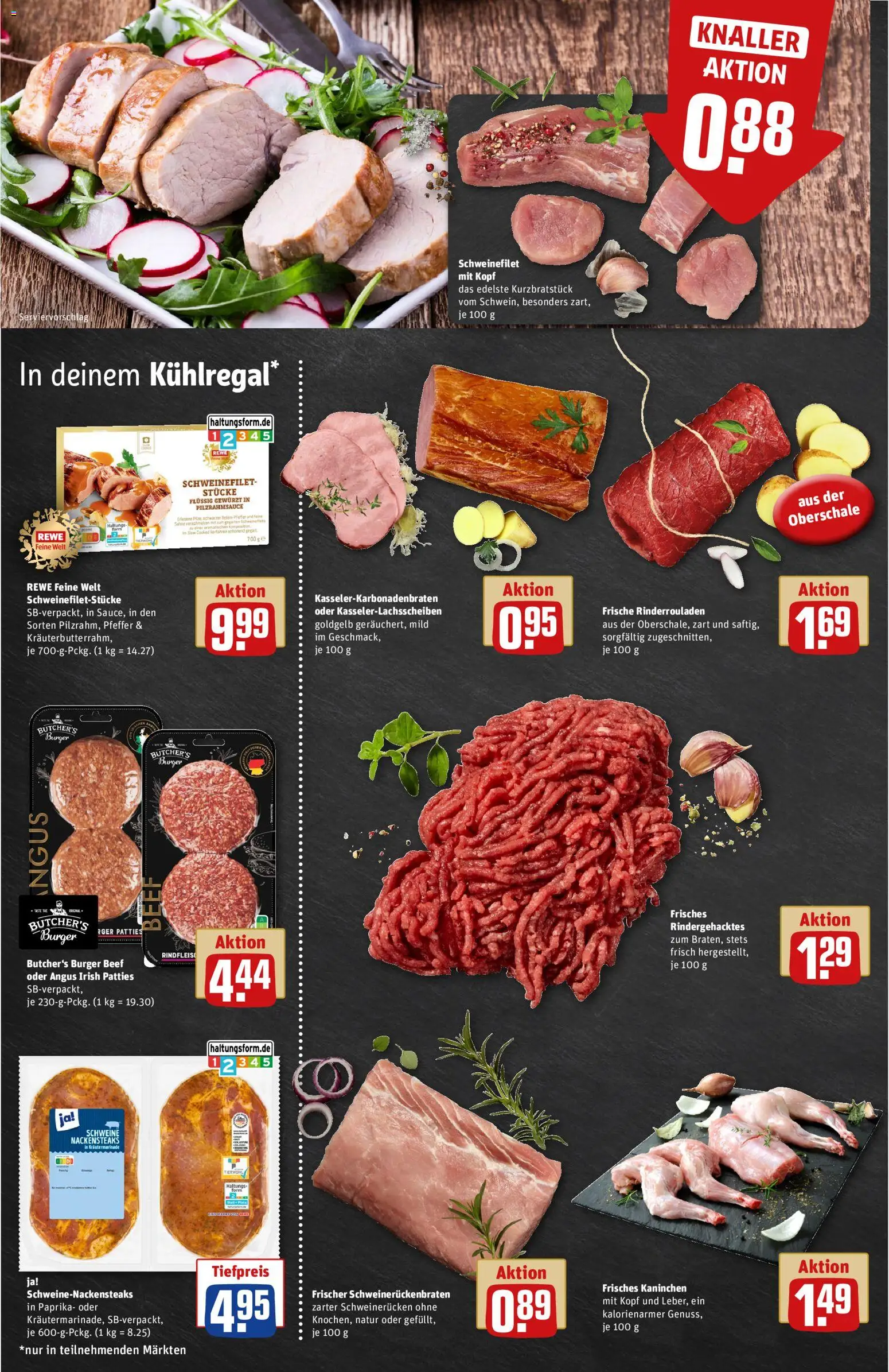 Rewe ihr Kaufpark Prospekt 	 – gültig ab 22.12.2025 | Seite: 6 | Produkte: Rinderrouladen, Nackensteaks, Schweinerucken, Sahne