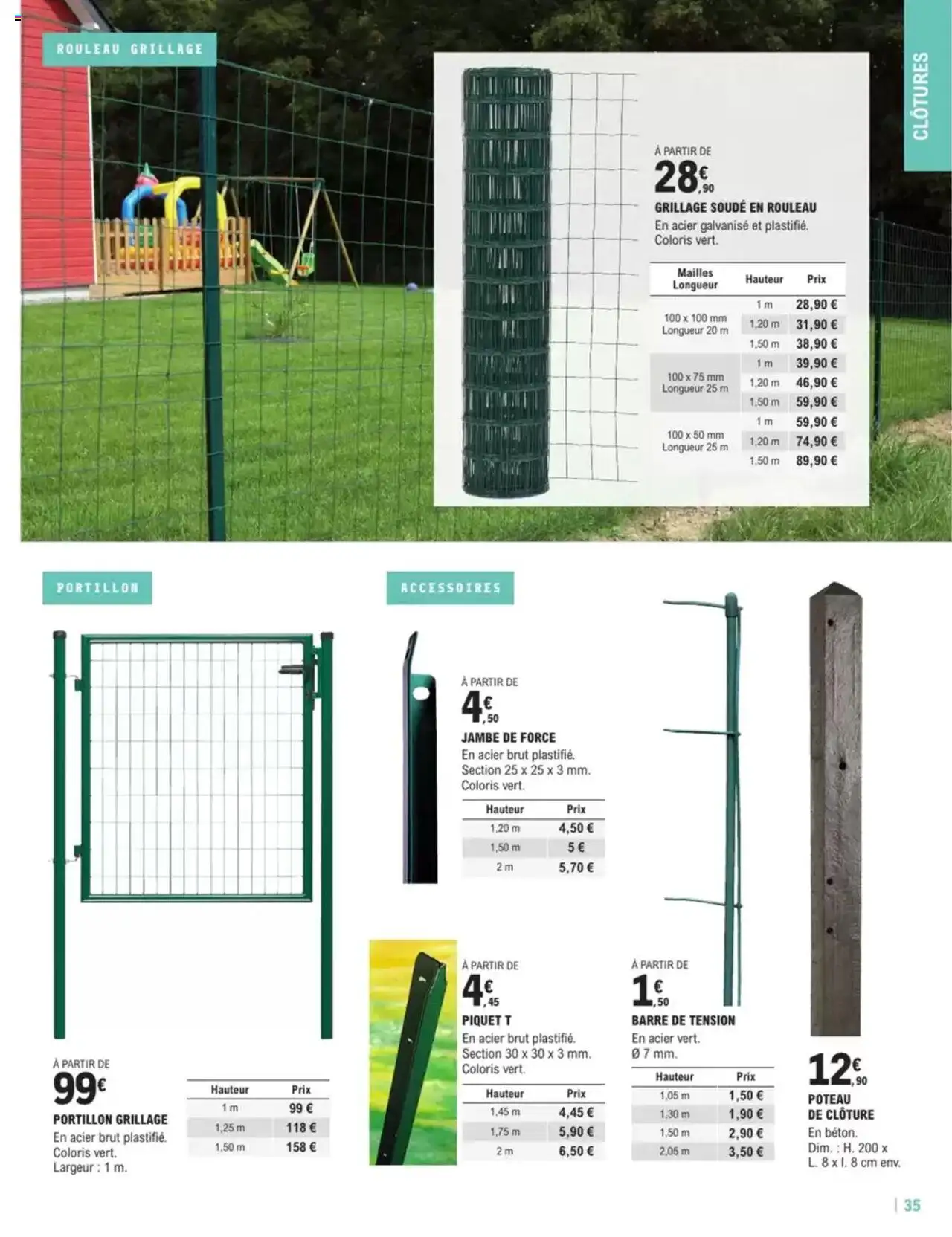  | Page: 35 | Produits: Rouleau, Clôture