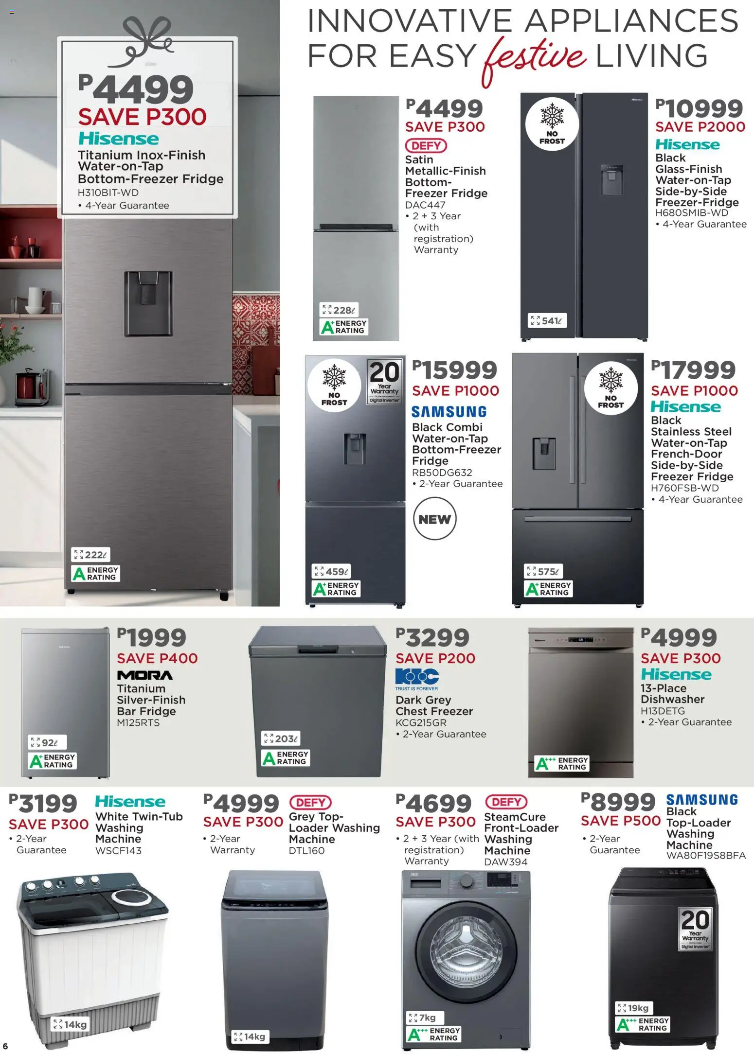 New House and Home catalogue – valid from 24.11.2025 | Page: 3 | Products: Dishwasher, Freezer fridge, Fridge, Chest freezer
