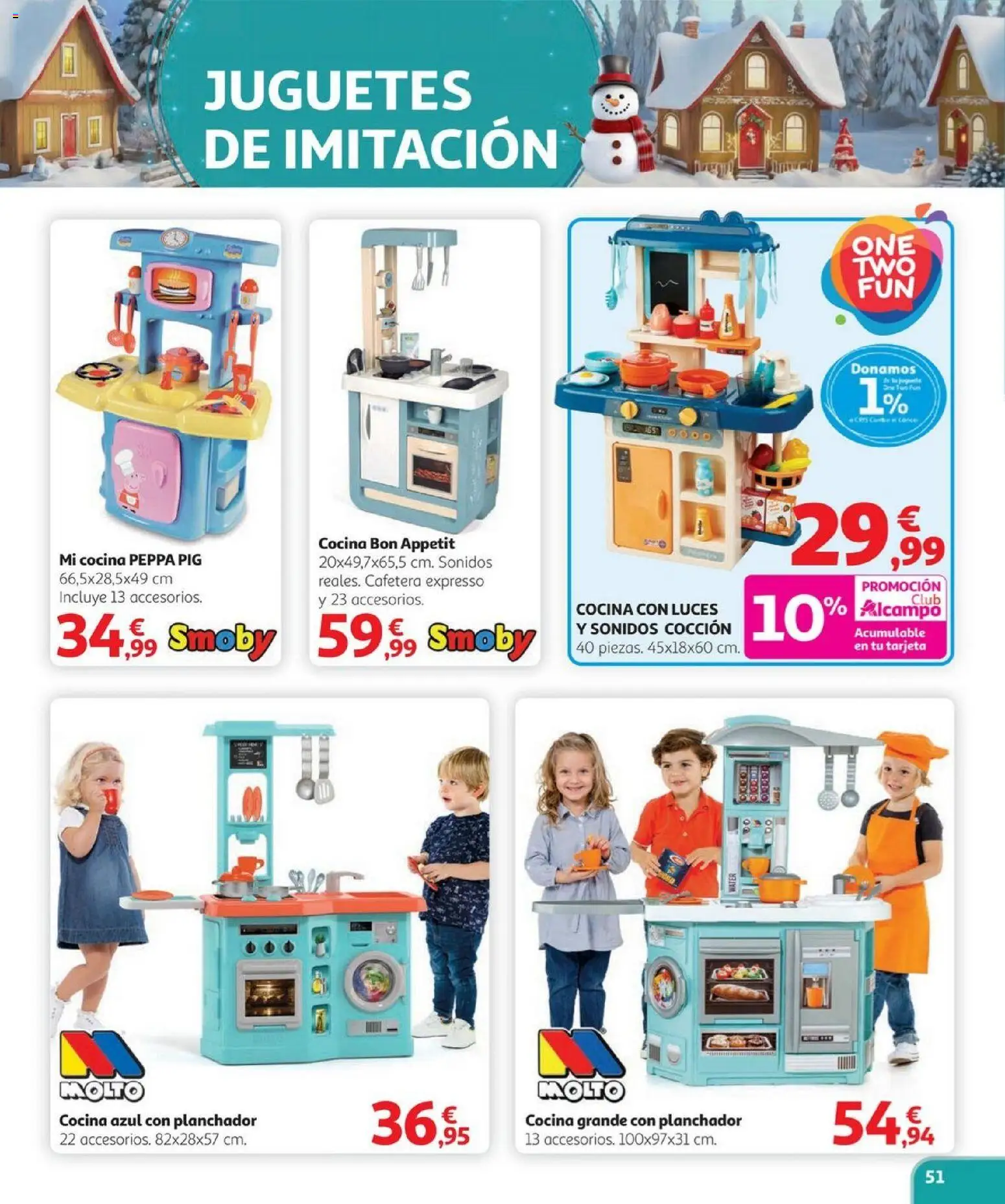 Alcampo - Juguetes HG │ válido desde el 03.11.2025 | Página: 51 | Productos: Juguetes, Cocina, Cafetera