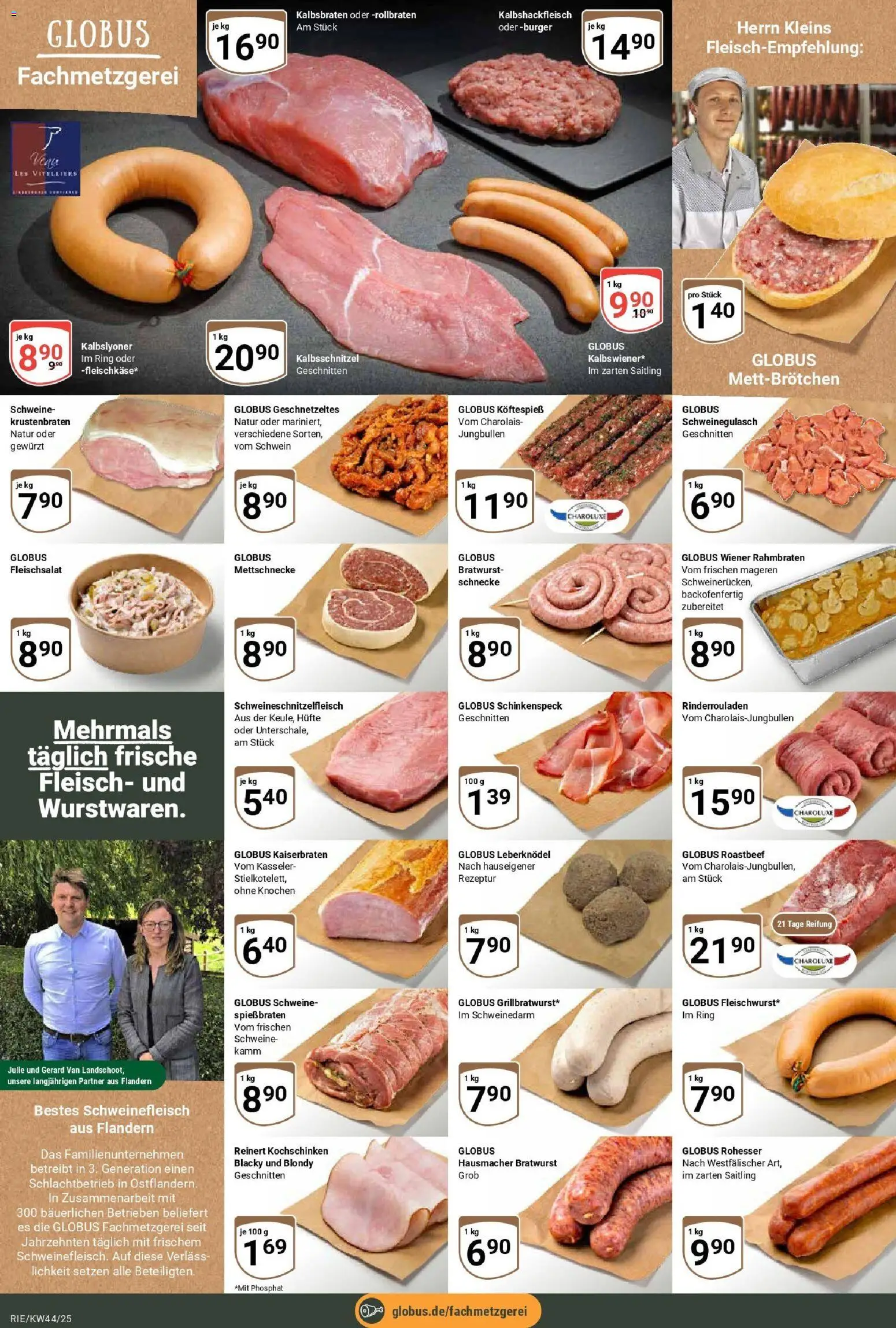 Globus prospekt Bochum-Riemke	 – gültig ab 26.10.2025 | Seite: 9 | Produkte: Schweinegulasch, Bratwurst, Burger, Schweinefleisch