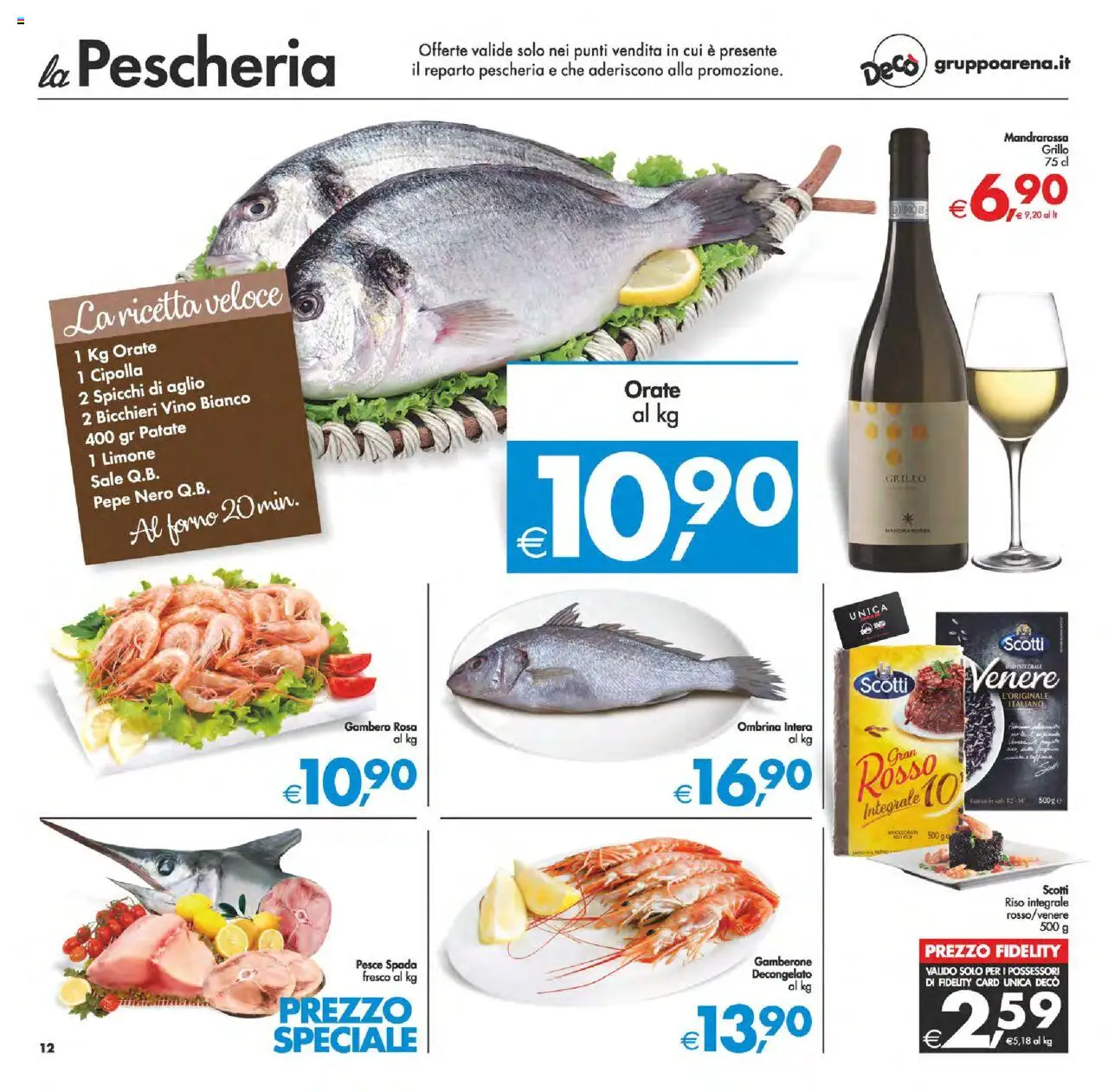 Volantino Decò del 22.08.2025 | Pagina: 12 | Prodotti: Patate, Sale, Limone, Forno