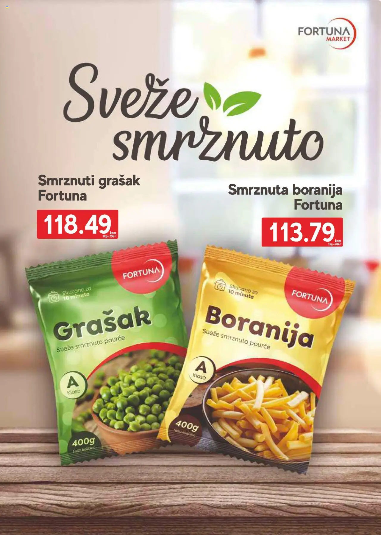 Fortuna Market katalog - važi od 12.09.2025 | Strana: 4 | Proizvode: Boranija, Grašak