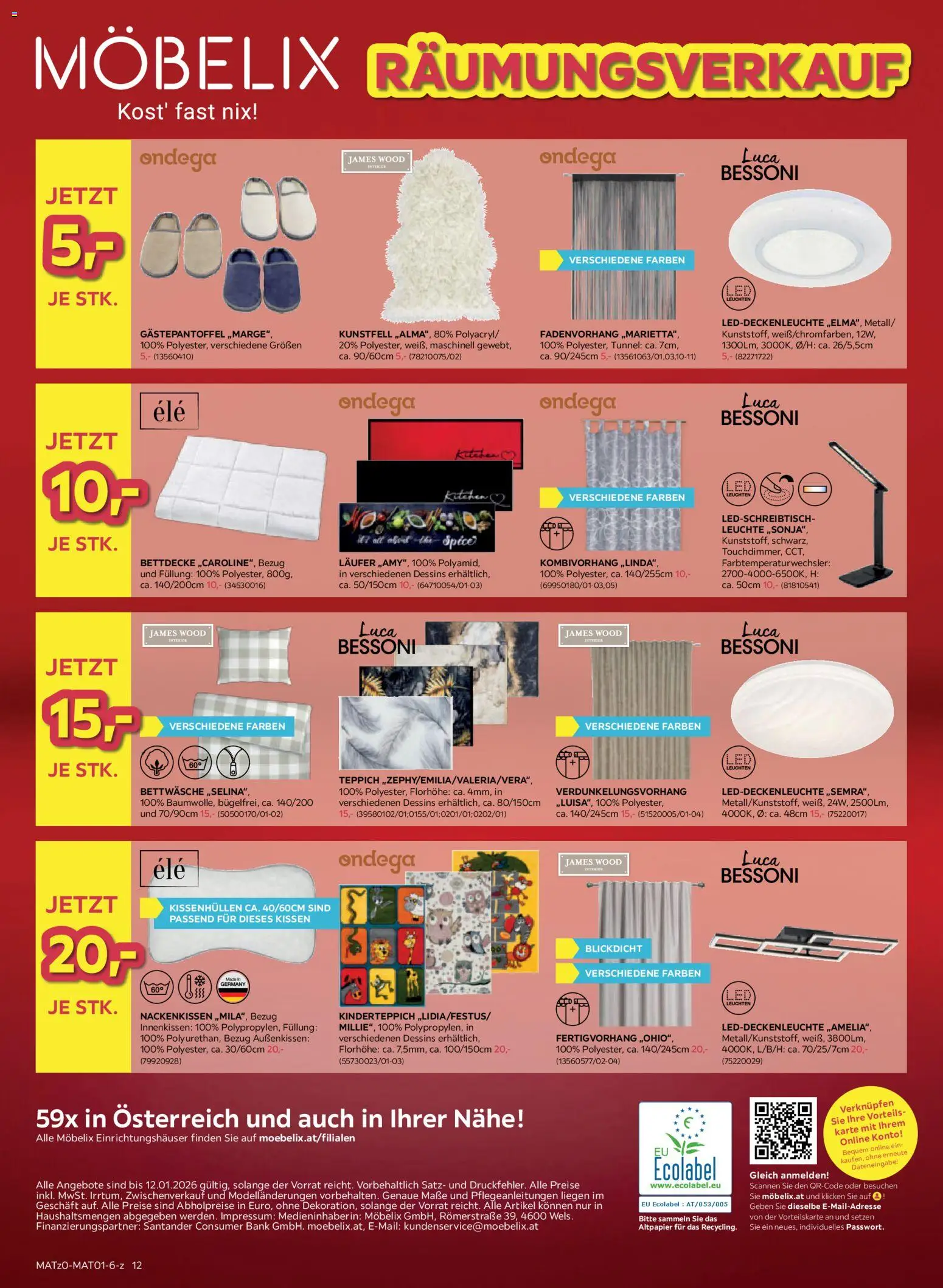 Möbelix Angebote gültig ab 05.01.2026 | Seite: 12 | Produkte: Kissen, Teppich