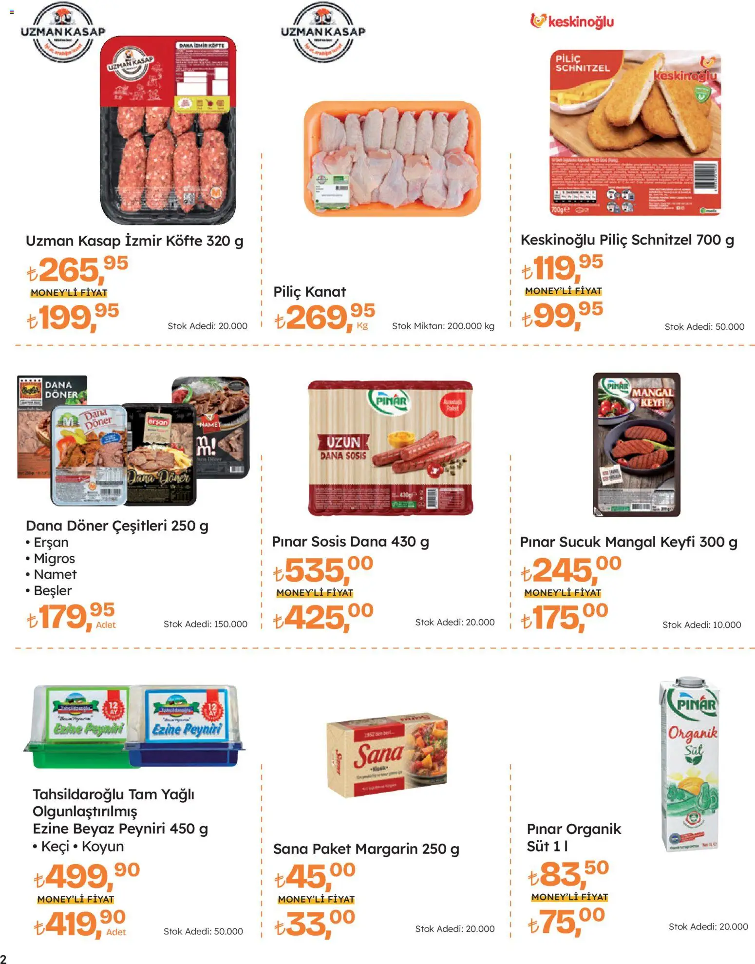 Migros Katalog - Migros Jet Dijital - 26.03.2026 tarihinden itibaren geçerlidir | Sayfa: 2 | Ürünler: Döner, Sosis, Piliç, Sucuk