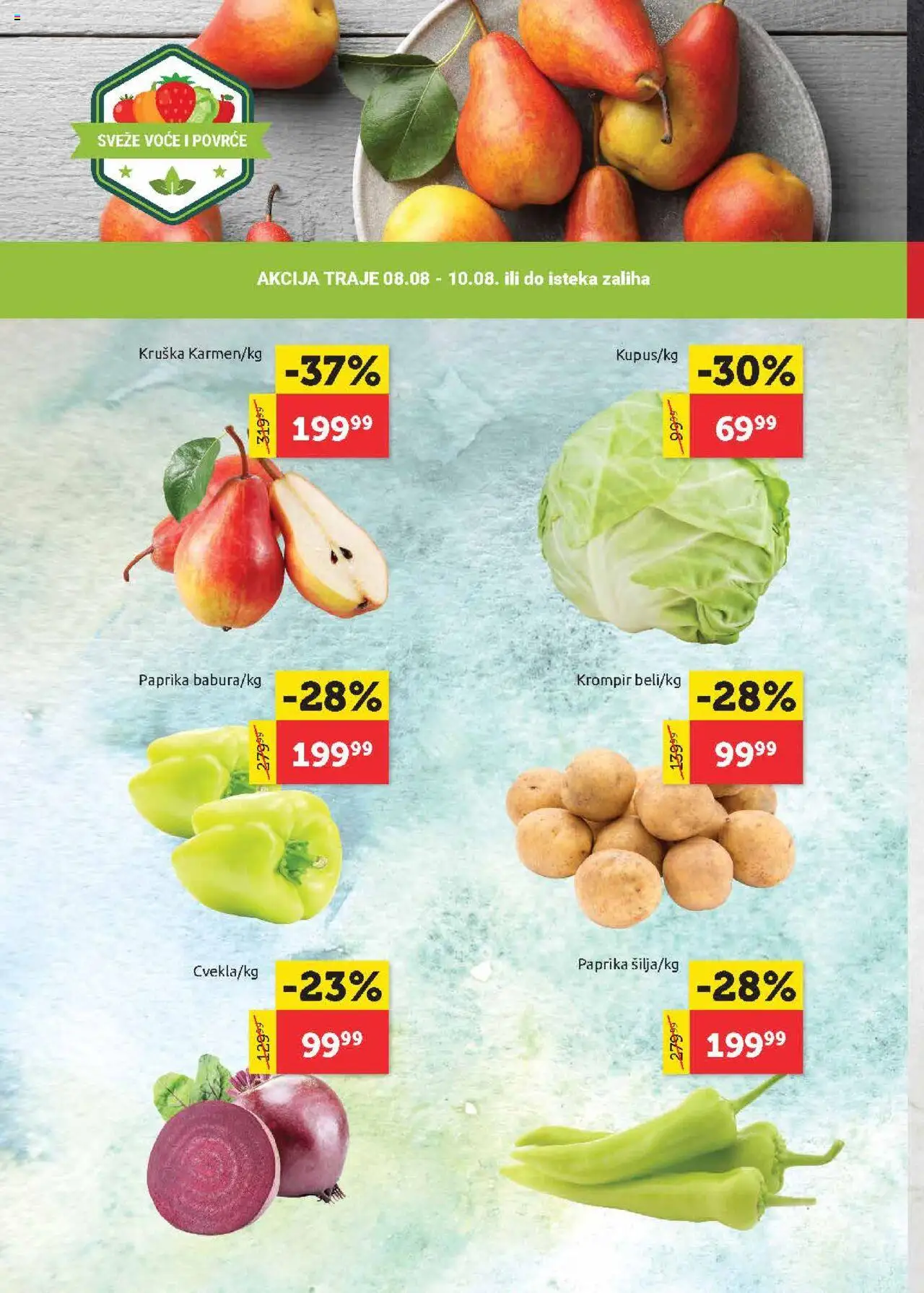 SuperVERO katalog - važi od 07.08.2025 | Strana: 2 | Proizvode: Krompir, Paprika