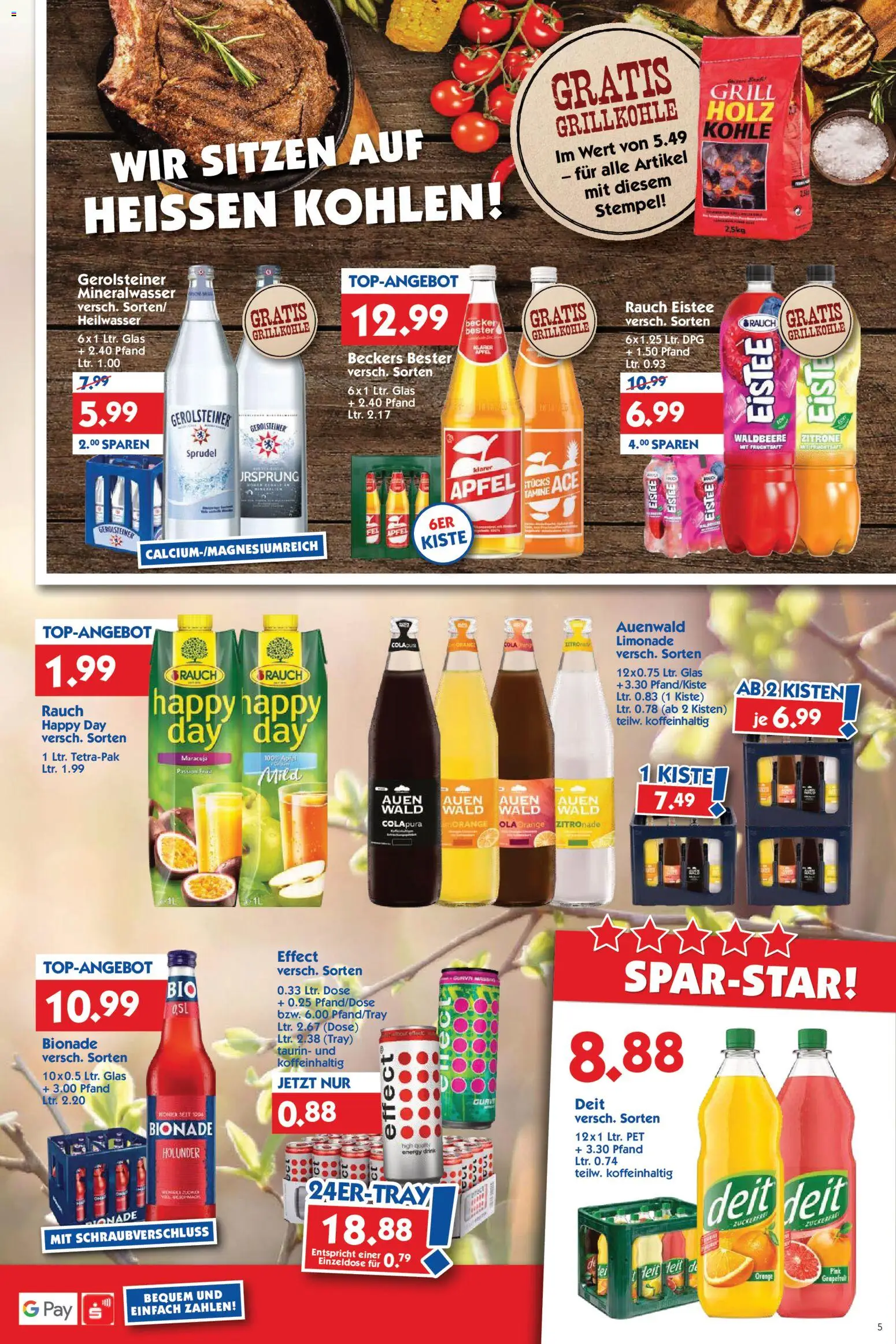 HOL’AB! Prospekt 	 – gültig ab 13.04.2026 | Seite: 5 | Produkte: Grill, Zitrone, Fruchtsaft, Gerolsteiner