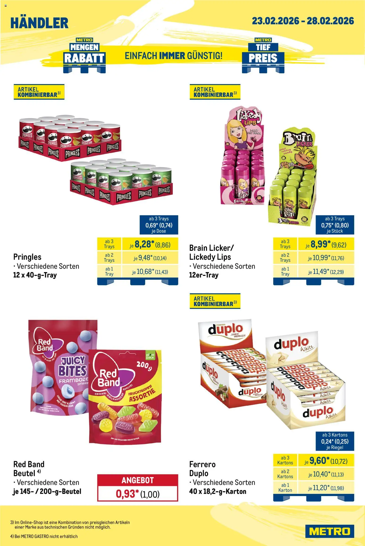 Metro Wochen-Angebote Händler – gültig ab 23.02.2026 | Seite: 2 | Produkte: Pringles