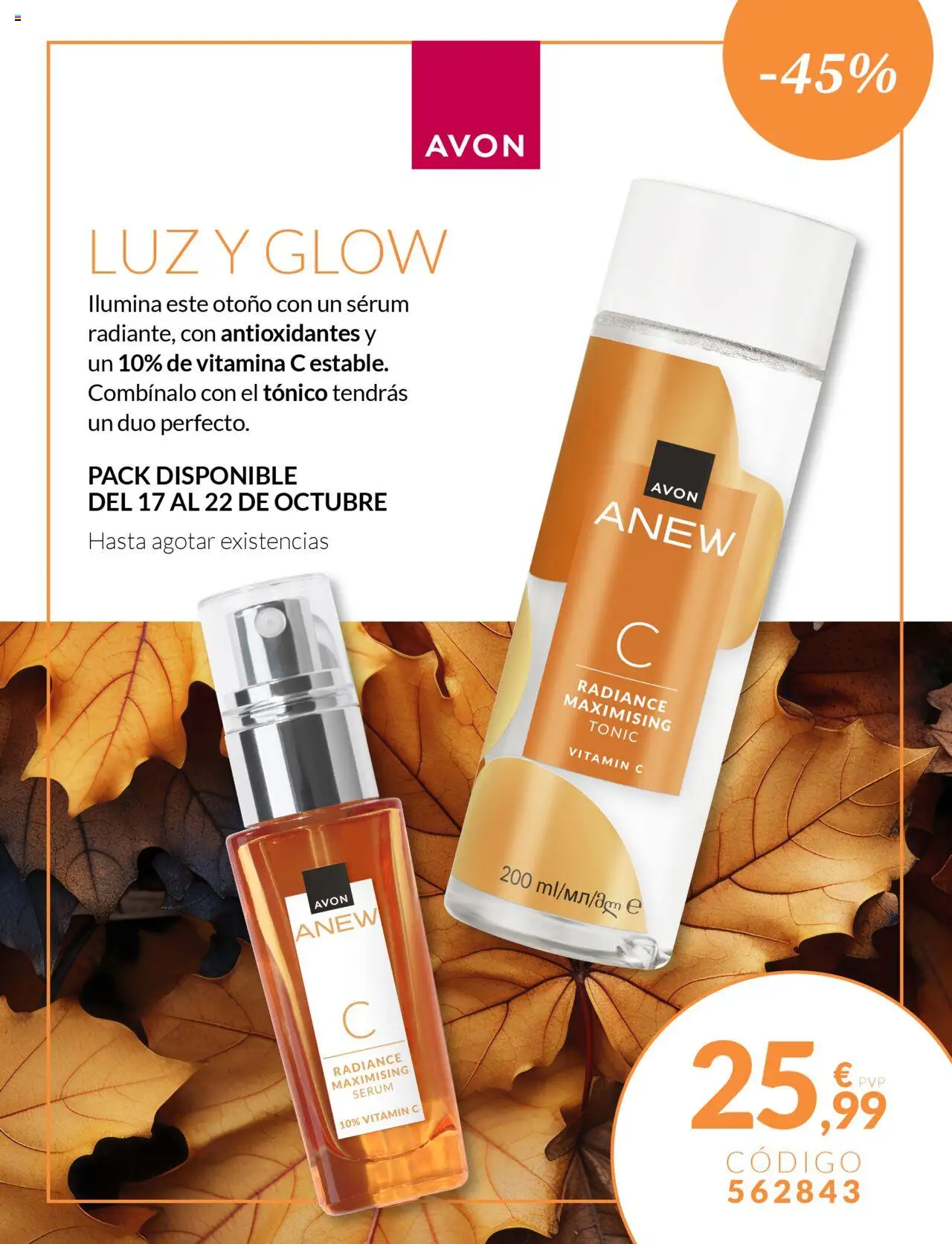 Avon - Lo que necesita tu piel este otoňo │ válido desde el 17.10.2025 | Página: 3 | Productos: Sérum