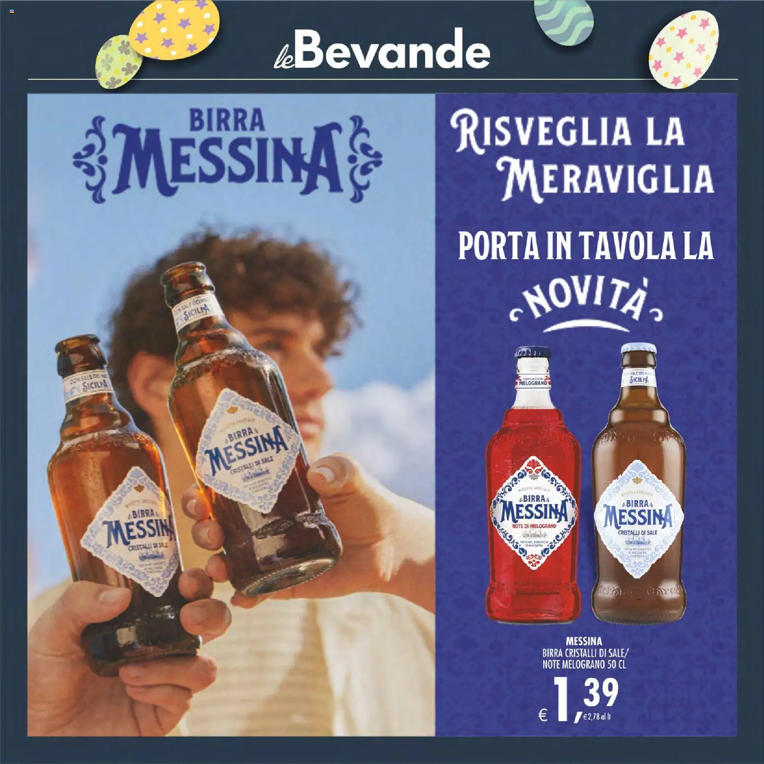 Volantino Decò del 27.03.2026 | Pagina: 32 | Prodotti: Birra, Sale, Birra messina
