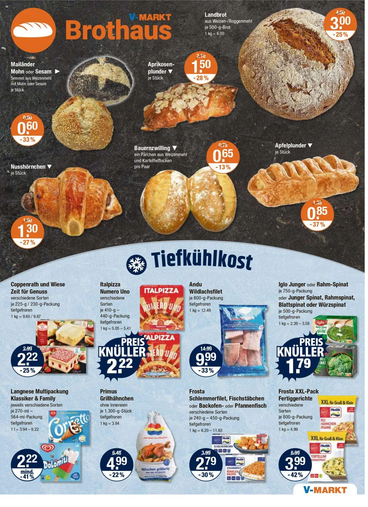 V-Markt - Oberpfalz – gültig ab 25.09.2025 | Seite: 5 | Produkte: Iglo, Weizenmehl, Fertiggerichte, Backofen