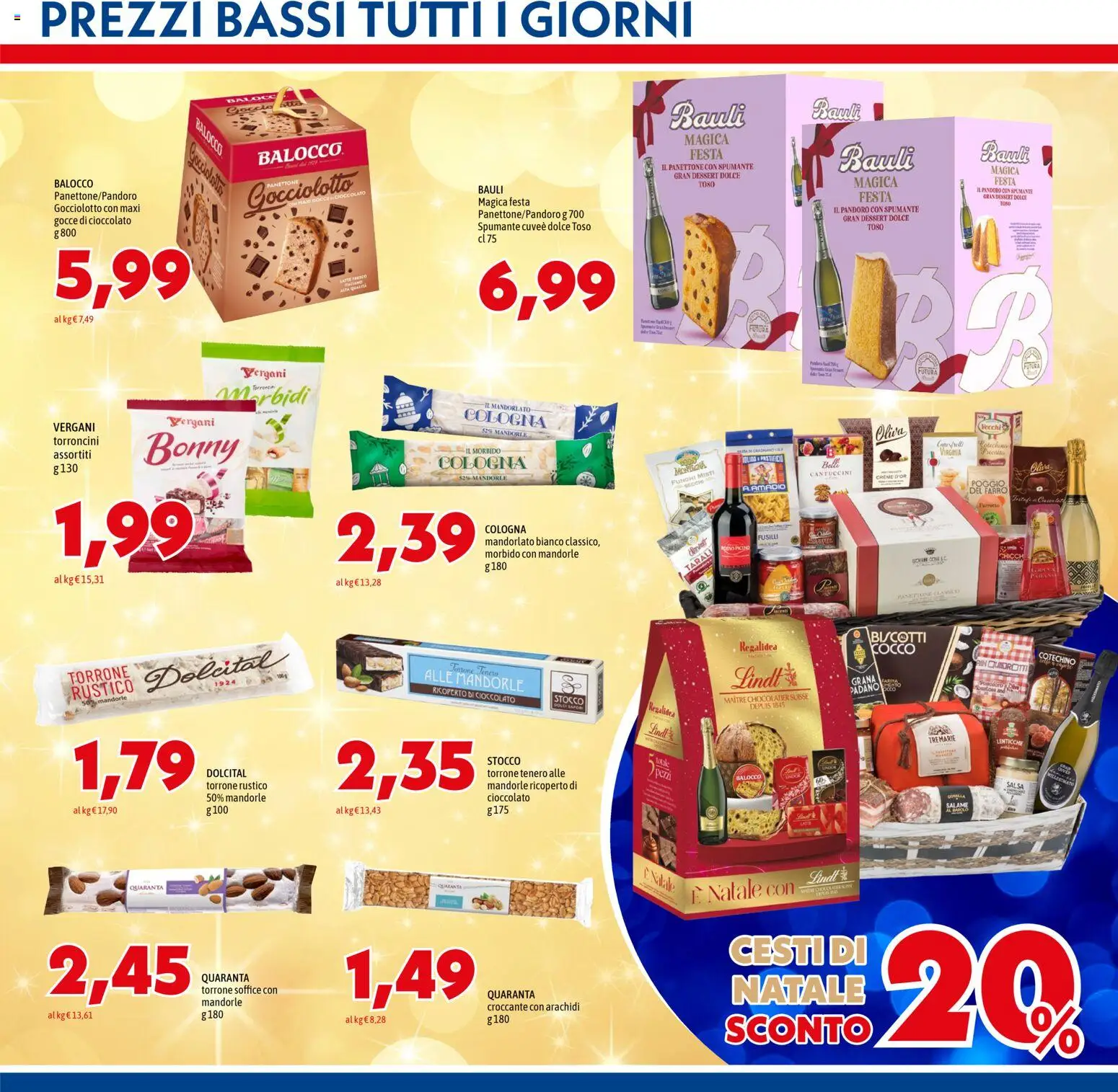 Volantino Mega del 27.11.2025 | Pagina: 9 | Prodotti: Salame, Pomodoro, Panettone, Torroncini