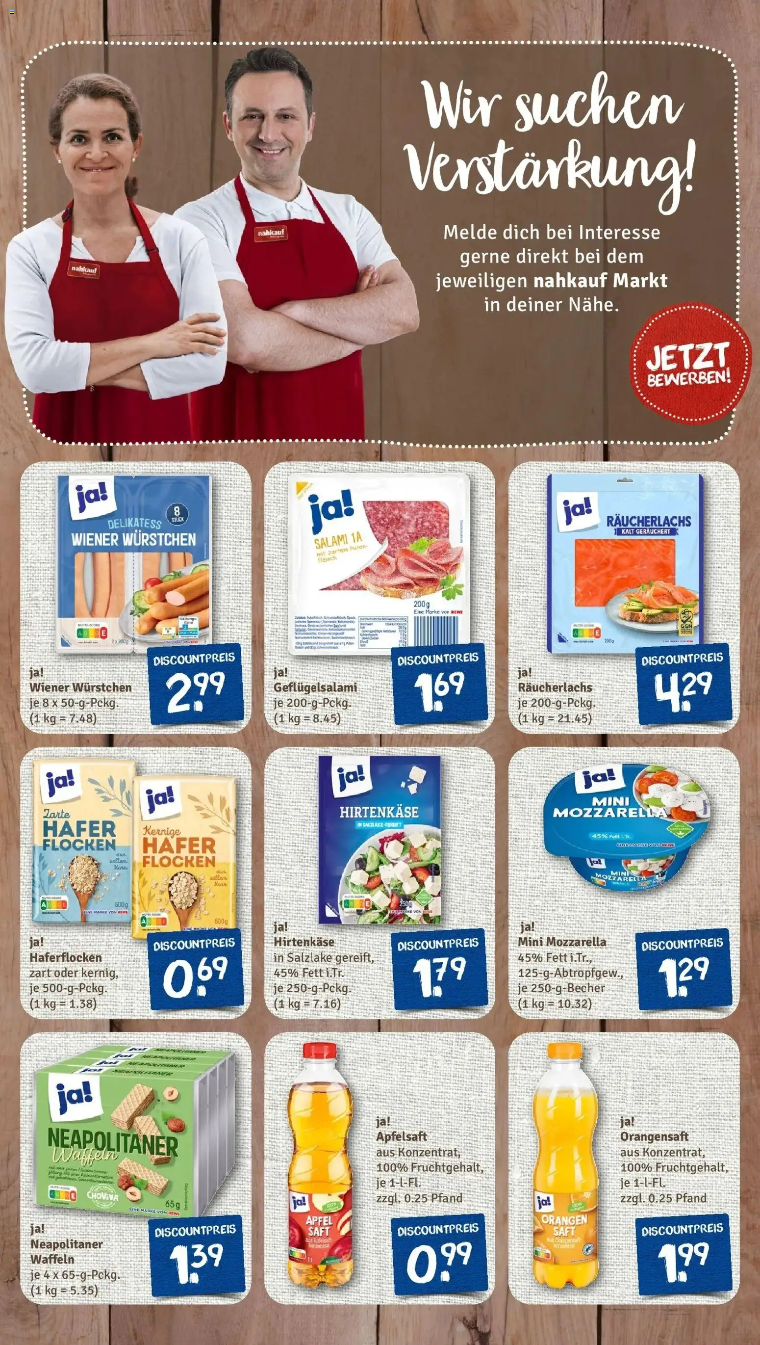 Rewe prospekt Moettingen	 – gültig ab 22.02.2026 | Seite: 7 | Produkte: Wiener wurstchen, Mozzarella, Äpfel, Apfelsaft