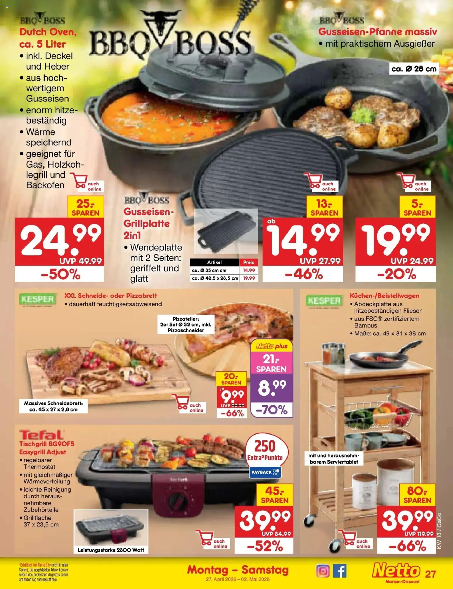 Netto Marken-Discount Prospekt Delitzsch	 – gültig ab 27.04.2026 | Seite: 41 | Produkte: Backofen