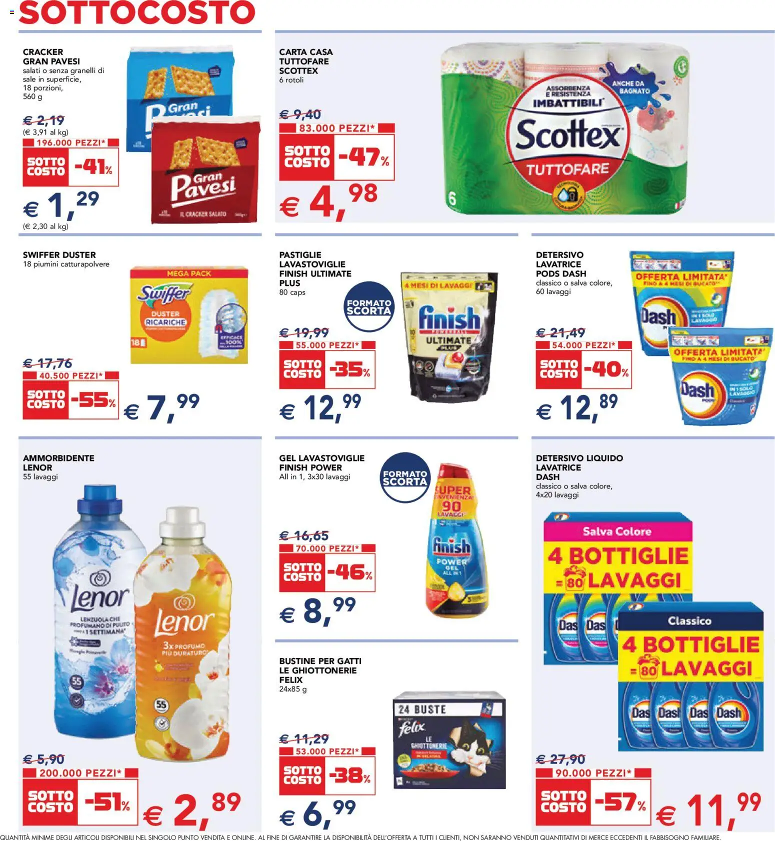 Volantino Esselunga S del 12.03.2026 | Pagina: 5 | Prodotti: Ammorbidente, Sale, Lavastoviglie, Profumo