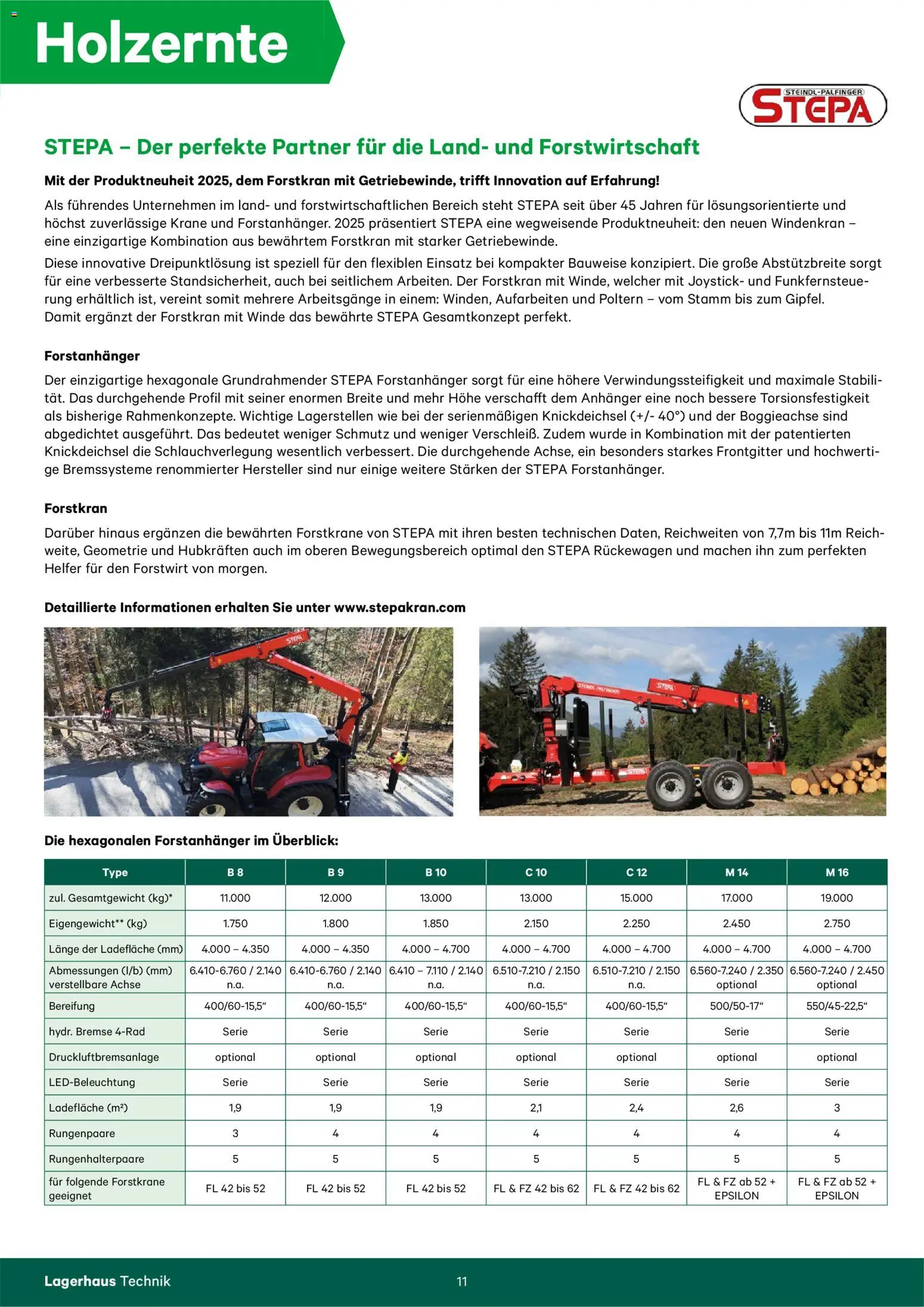 Lagerhaus Forstkatalog gültig ab 01.01.2025 | Seite: 11