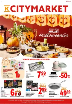 K-Citymarket-mainoslehti voimassa 27.10.2025 alkaen