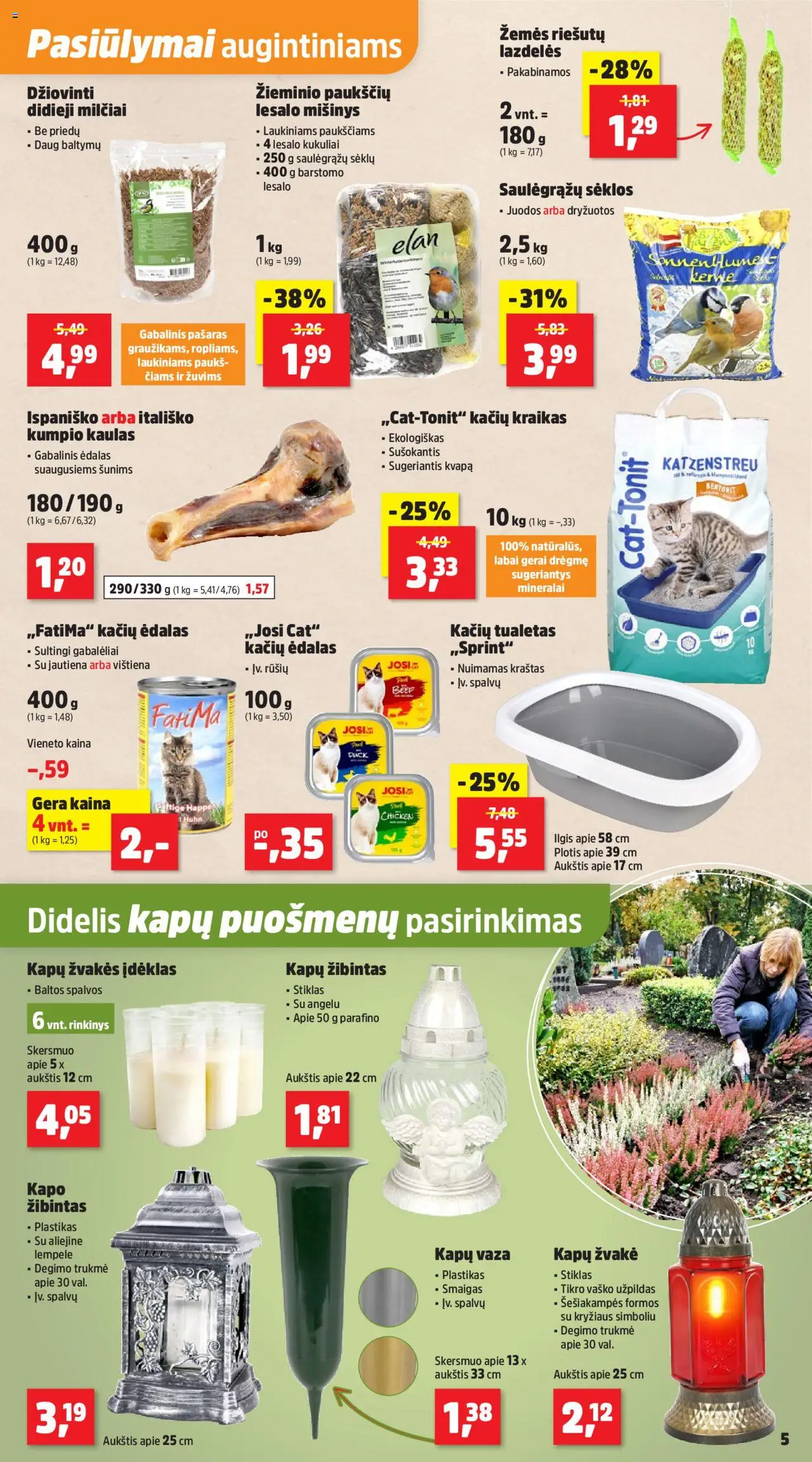 Thomas Philipps akcijos nuo 20.10.2025 | Puslapis: 5 | Prekių: Sėklos, Vaza, Tualetas, Jautiena