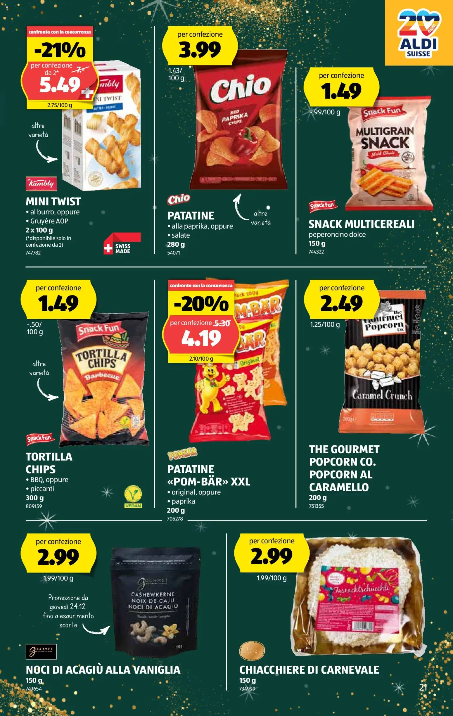 Aldi Aktionen IT – gültig ab 24.12.2025 | Seite: 22 | Produkte: Chips