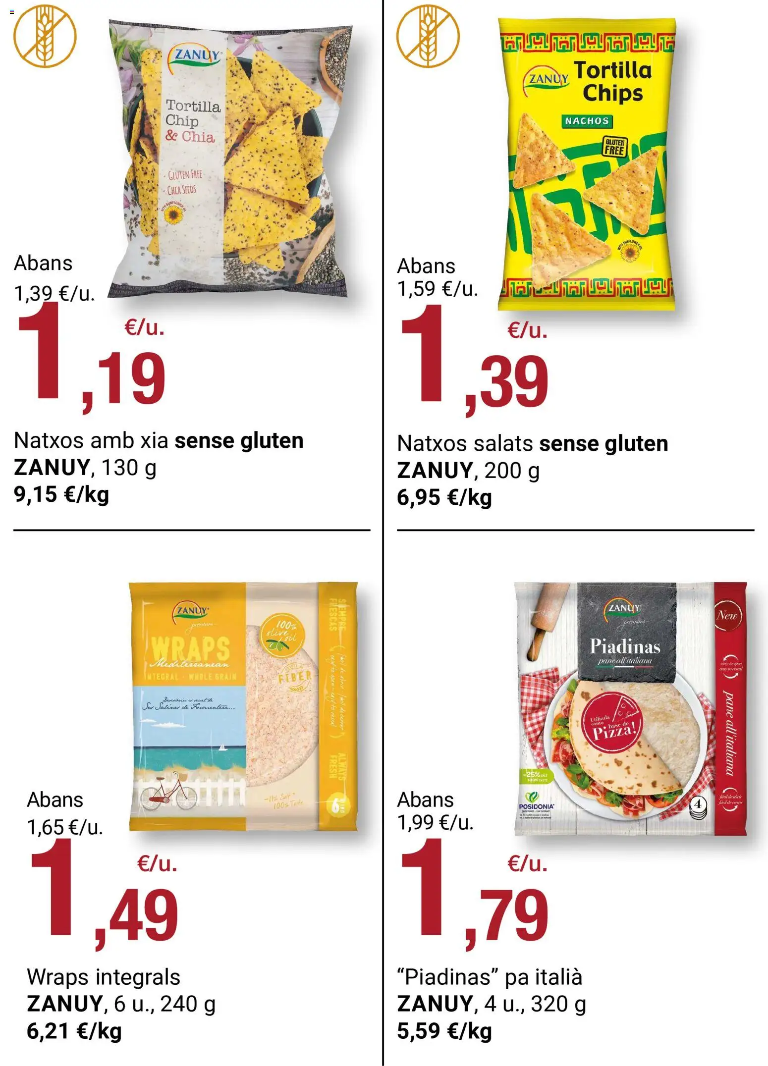 Bonpreu folleto │ válido desde el 07.01.2026 | Página: 65 | Productos: Καλτσάκια μισά, Pizza