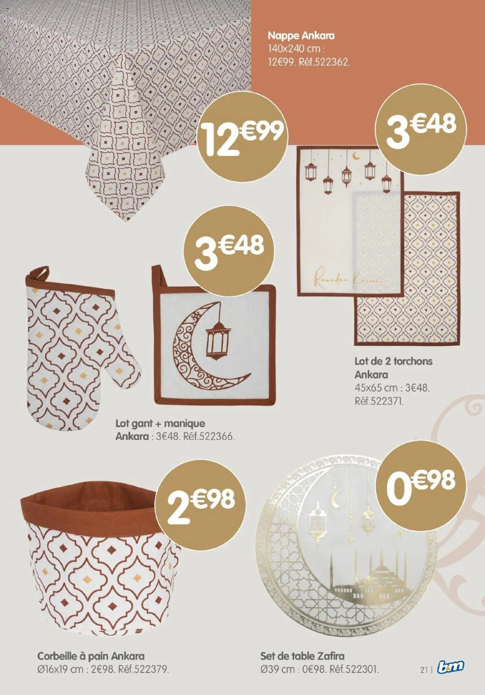 {H1} | Page: 21 | Produits: Table, Nappe, Pain