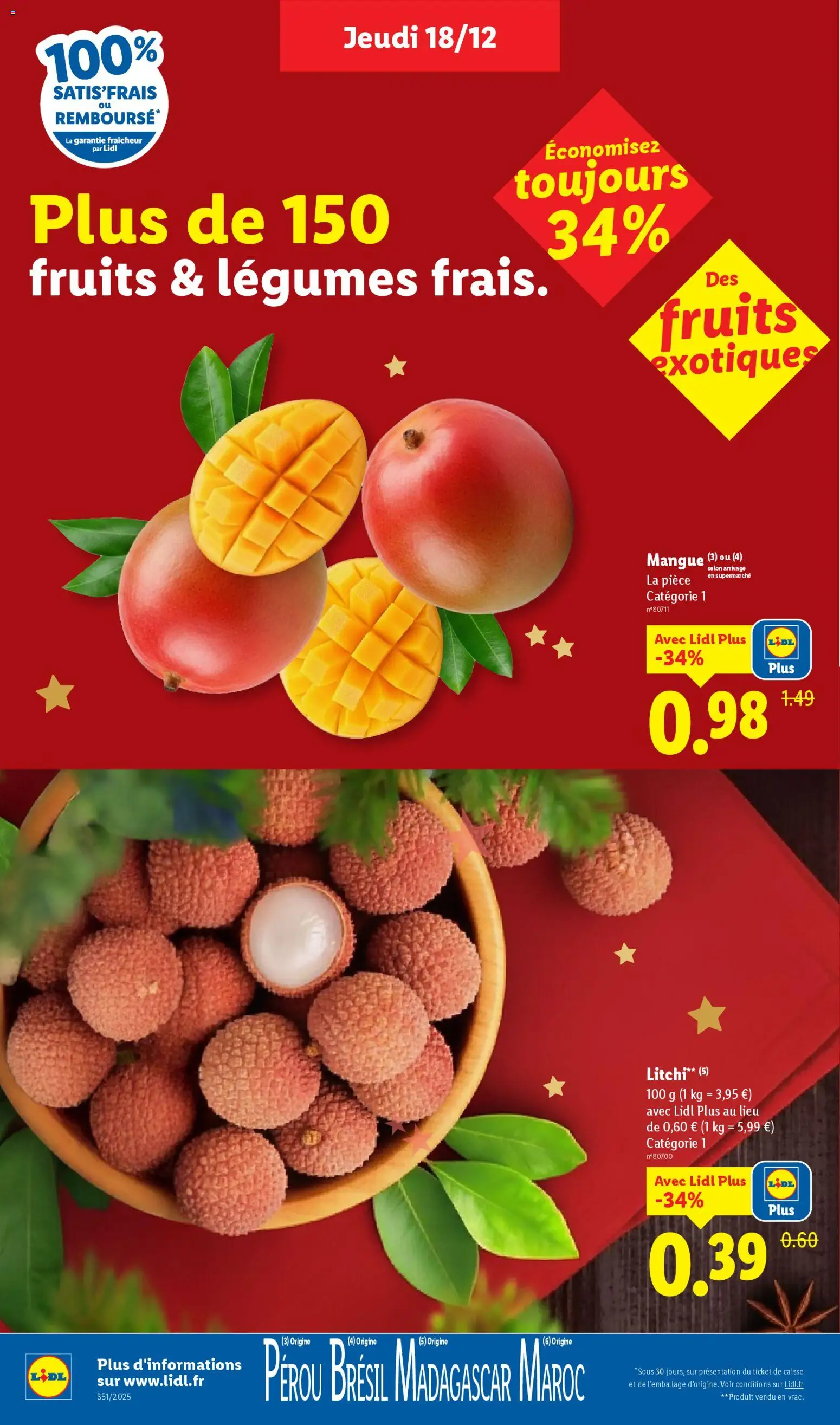 {H1} | Page: 2 | Produits: Litchi, Mangue