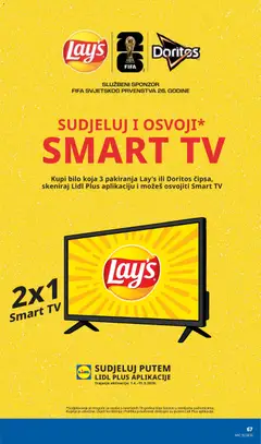 SMART TV, Smart TV - Pregled kataloga iz trgovine Lidl, vrijedi od 07.04.2026 | Stranica: 67 | Proizvodi: Smart TV, Tv