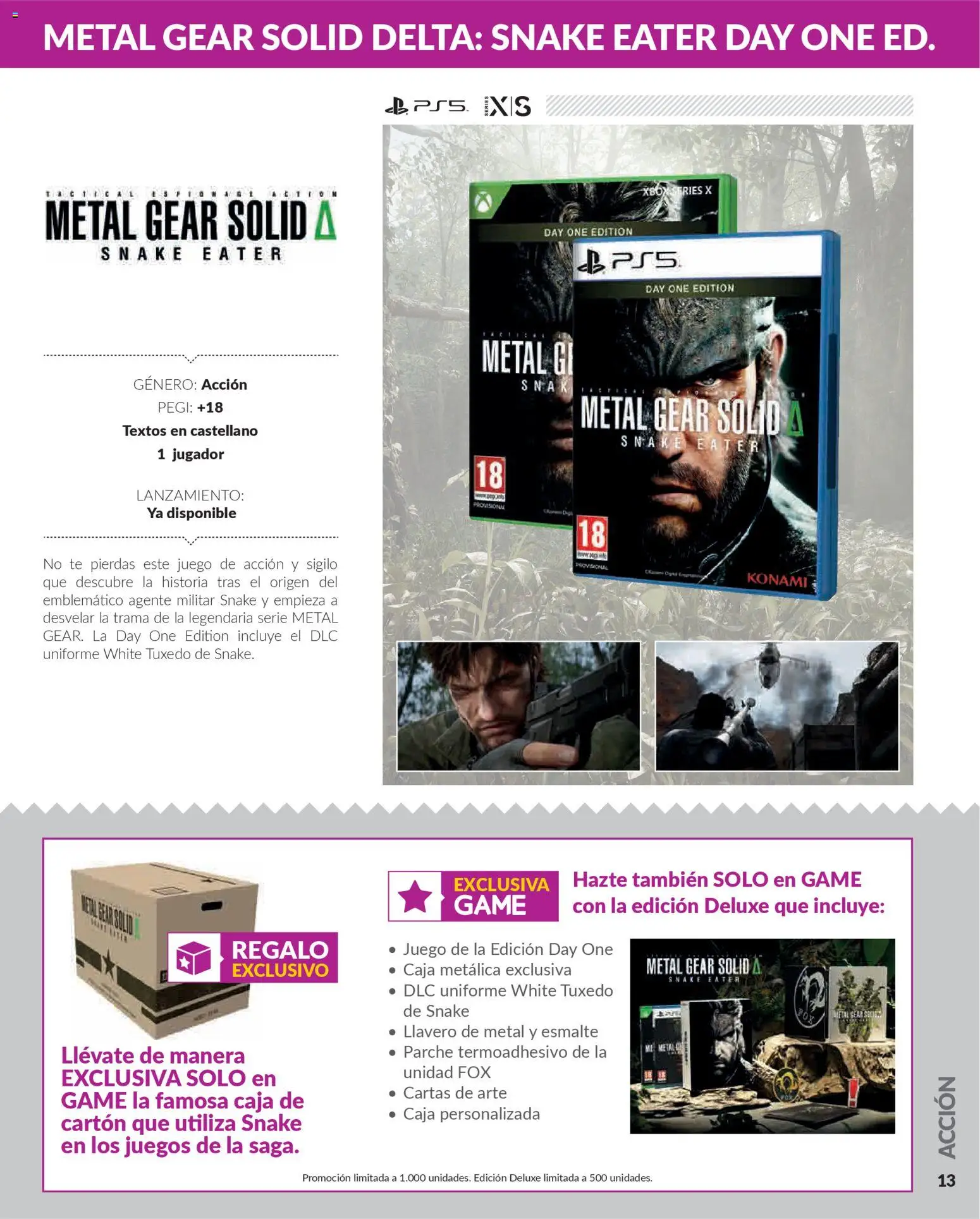 Game folleto │ válido desde el 03.12.2025 | Página: 13 | Productos: Té, Jugador, Caja