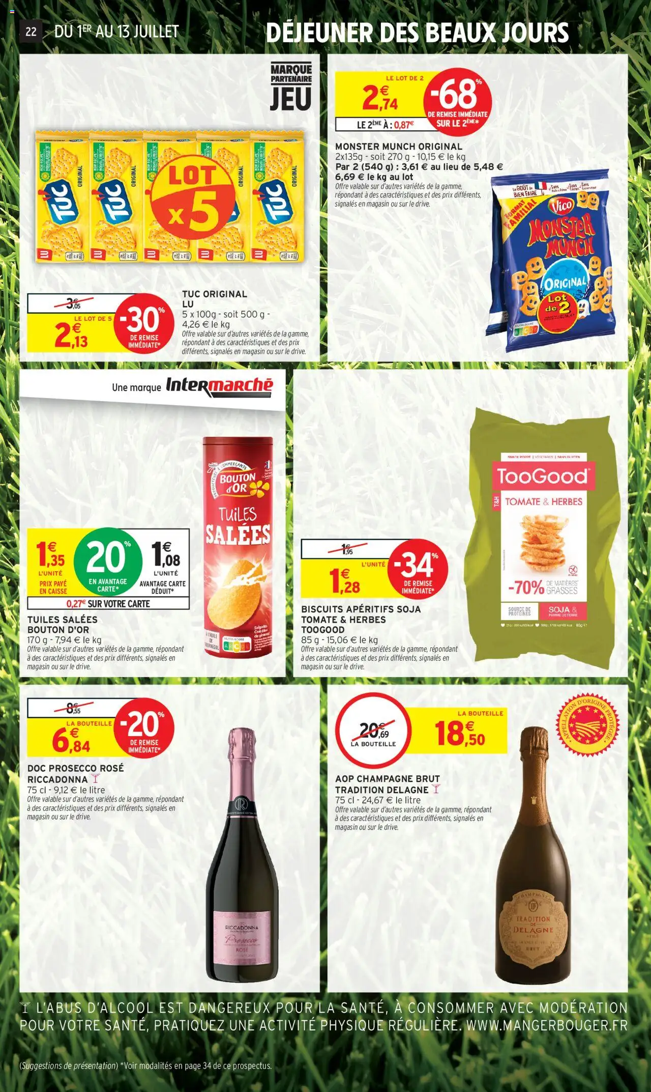  | Page: 24 | Produits: Champagne brut, Champagne, Prosecco, Biscuits
