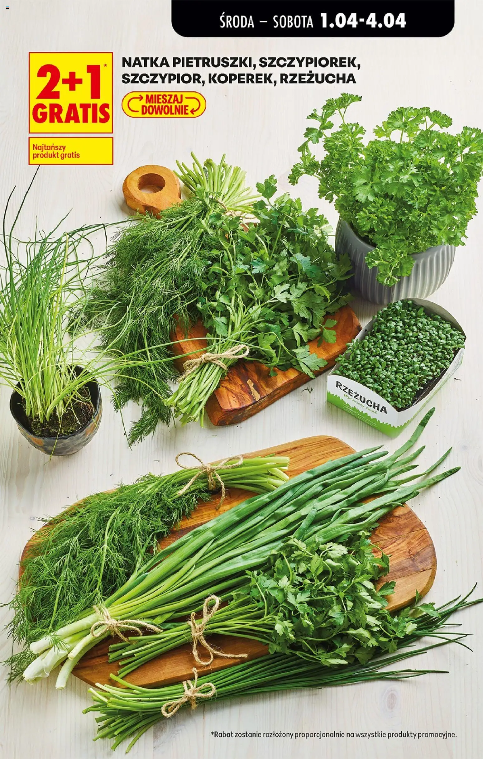 Biedronka gazetka od środy od 01.04.2026 | Strona: 23 | Produkty: Rzeżucha