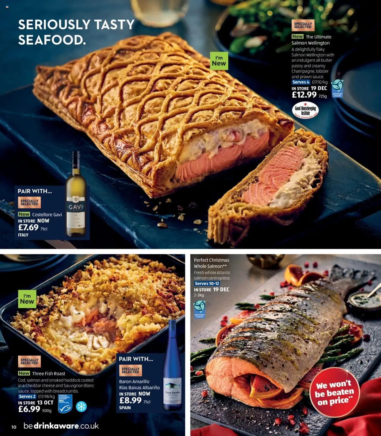 {H1} | Page: 10 | Products: Szarvas comb, Butter, Cheese, Fish