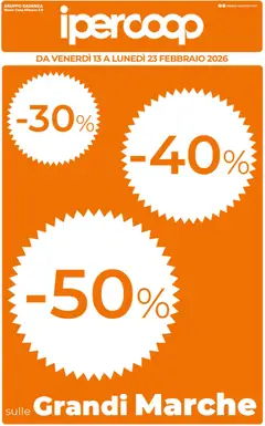 Anteprima del volantino Ipercoop Sicilia catalogo valido a partire dal 13.02.2026