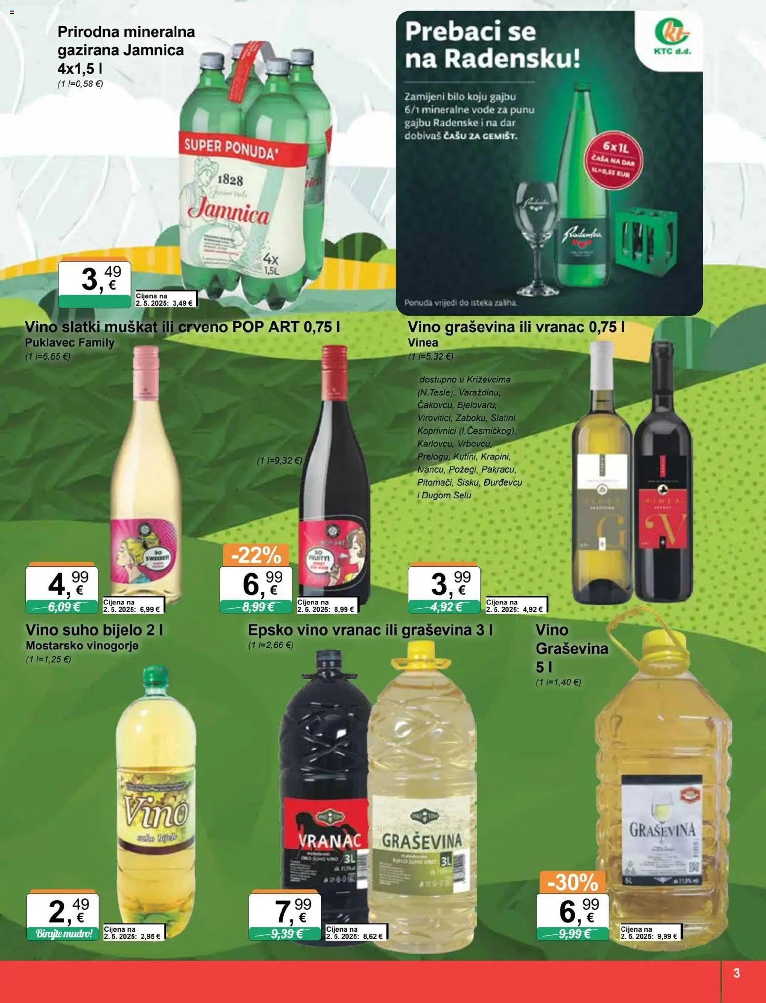 KTC katalog | vrijedi od 05.11.2025 | Stranica: 3 | Proizvodi: Vino, Jamnica