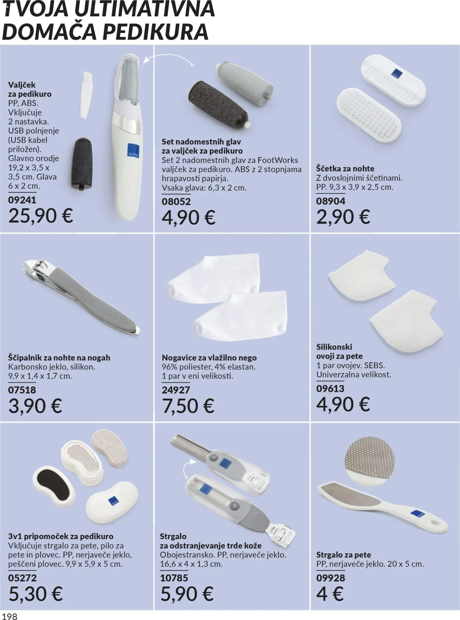 Novi Avon katalog ponudbe – veljaven od 01.10.2025 | Stran: 198 | Izdelki: Kabel, Usb, Orodje, Nogavice