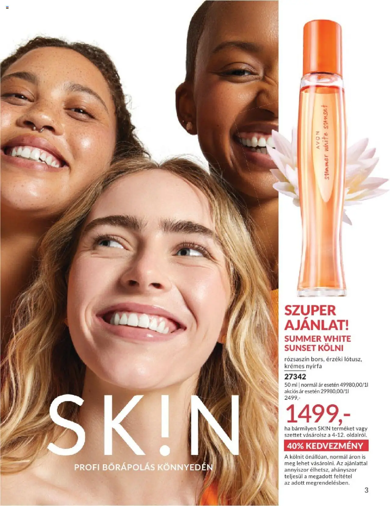 Avon akciós ujság - amely érvényes a következő dátumtól: 01.08.2025 | Oldal: 3