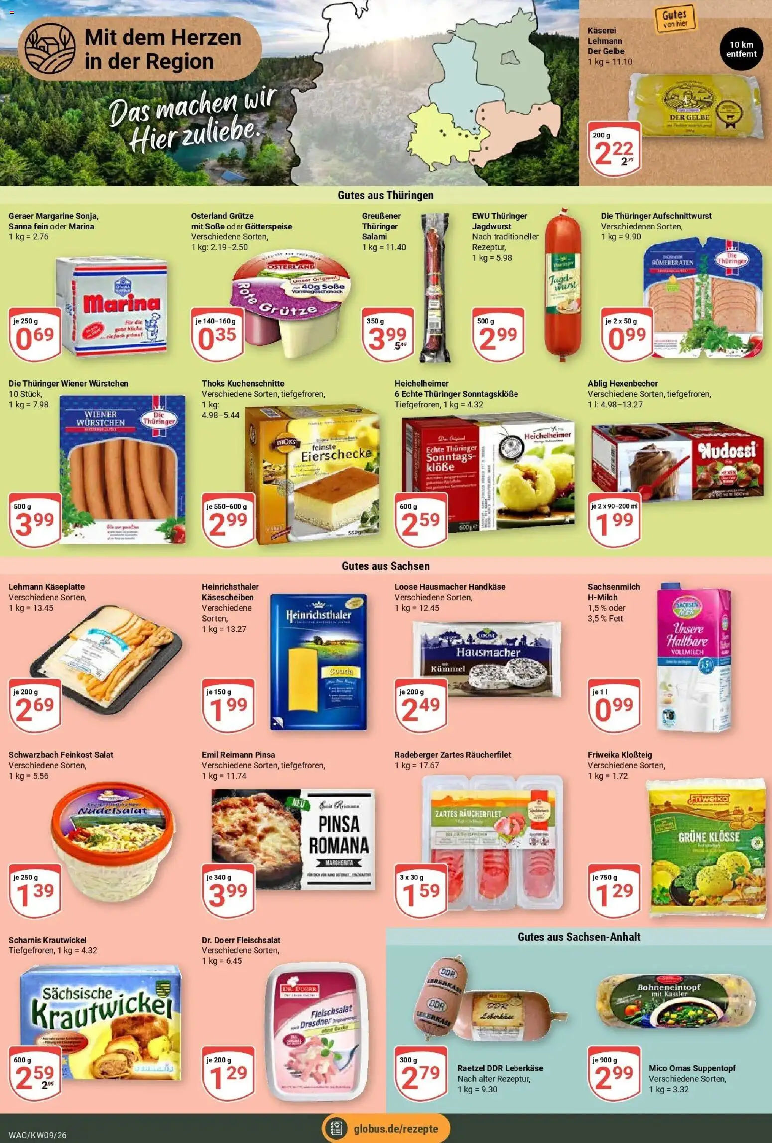 Globus Prospekt Markkleeberg – gültig ab 23.02.2026 | Seite: 18 | Produkte: Margarine, Wiener wurstchen, Soße, Wurst
