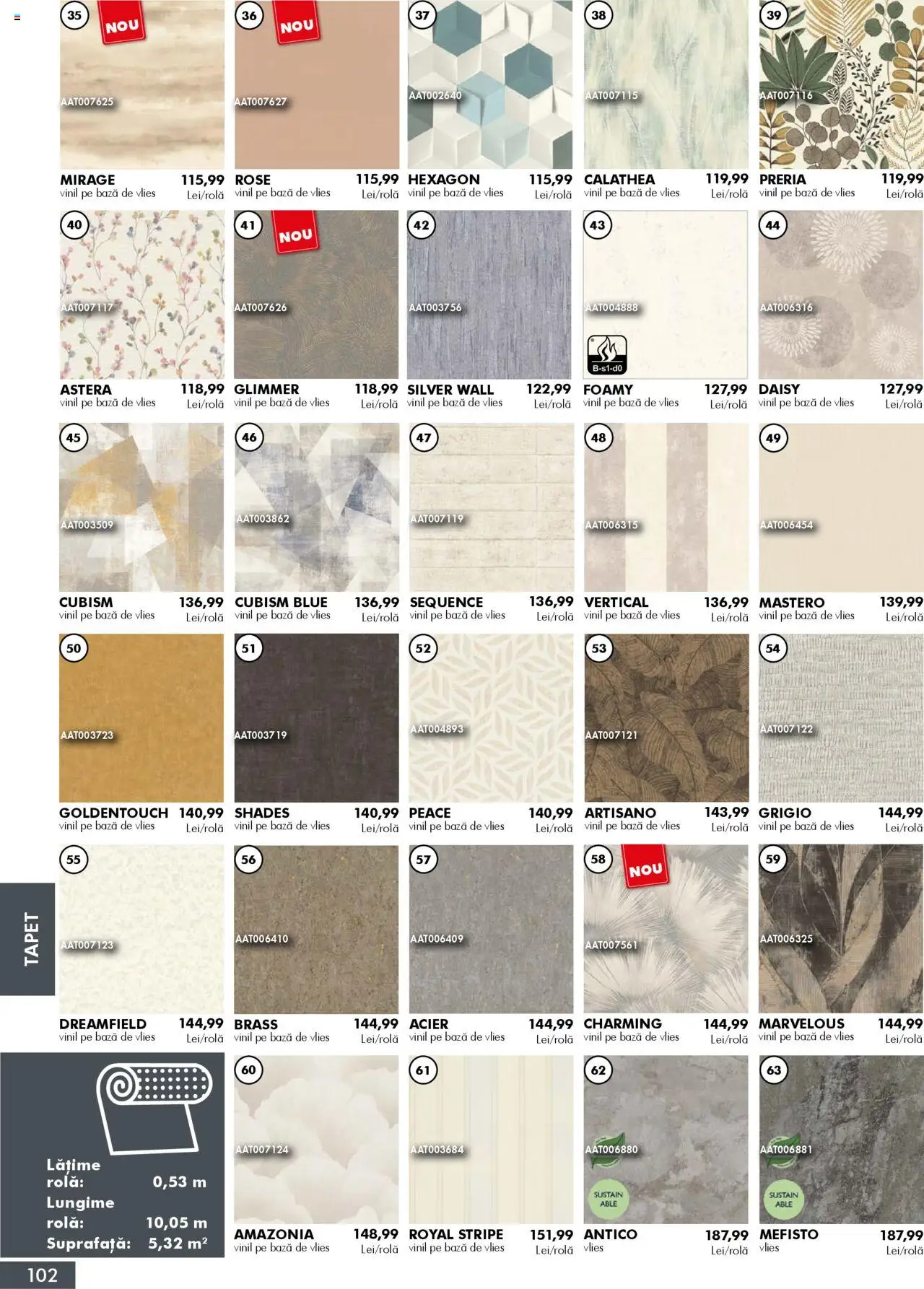 Noul catalog Diego – valabil de la 01.10.2025 | Pagină: 102 | Produse: Tapet