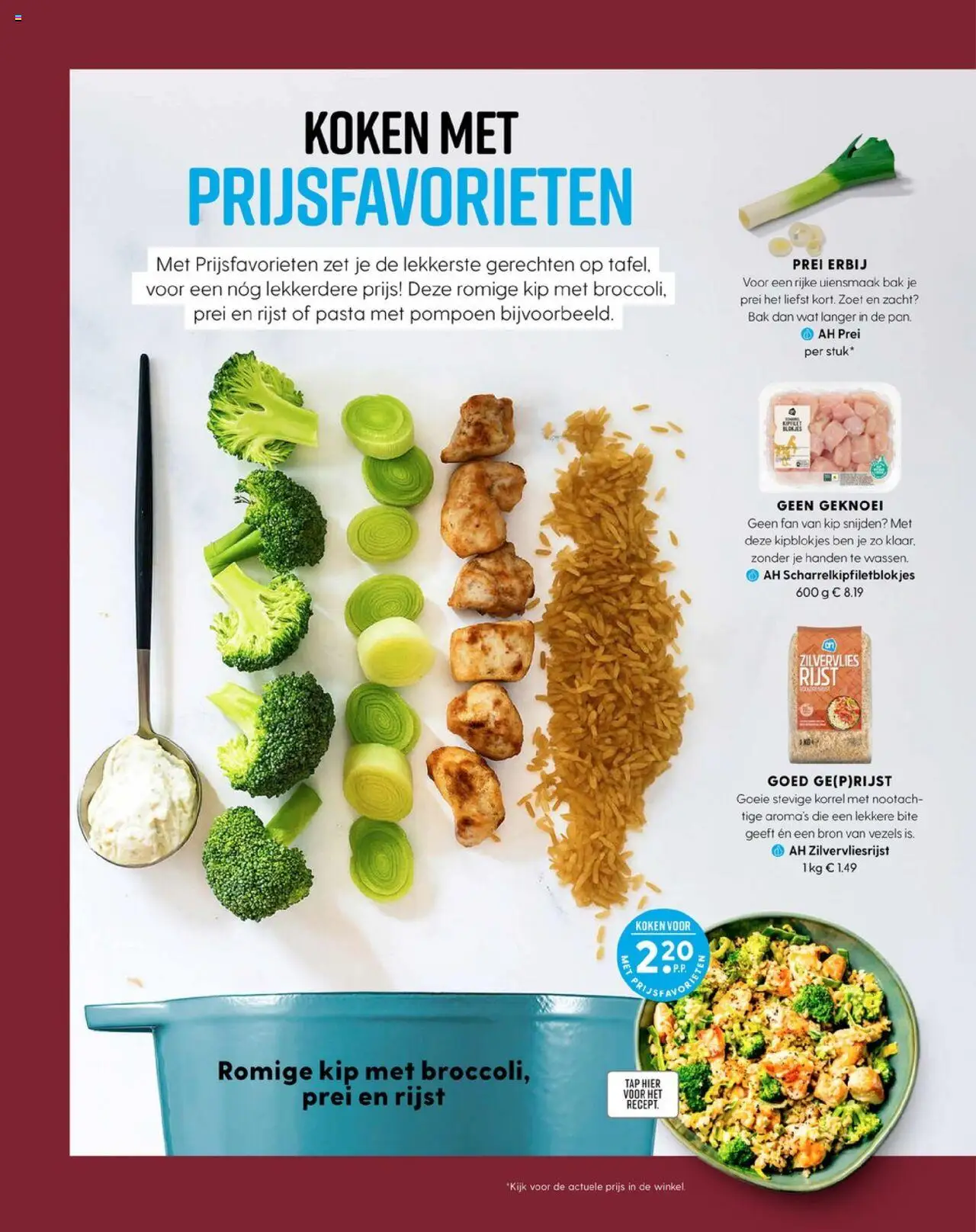 {H1} | Pagina: 70 | Producten: Pompoen, Rijst, Pasta, Kip