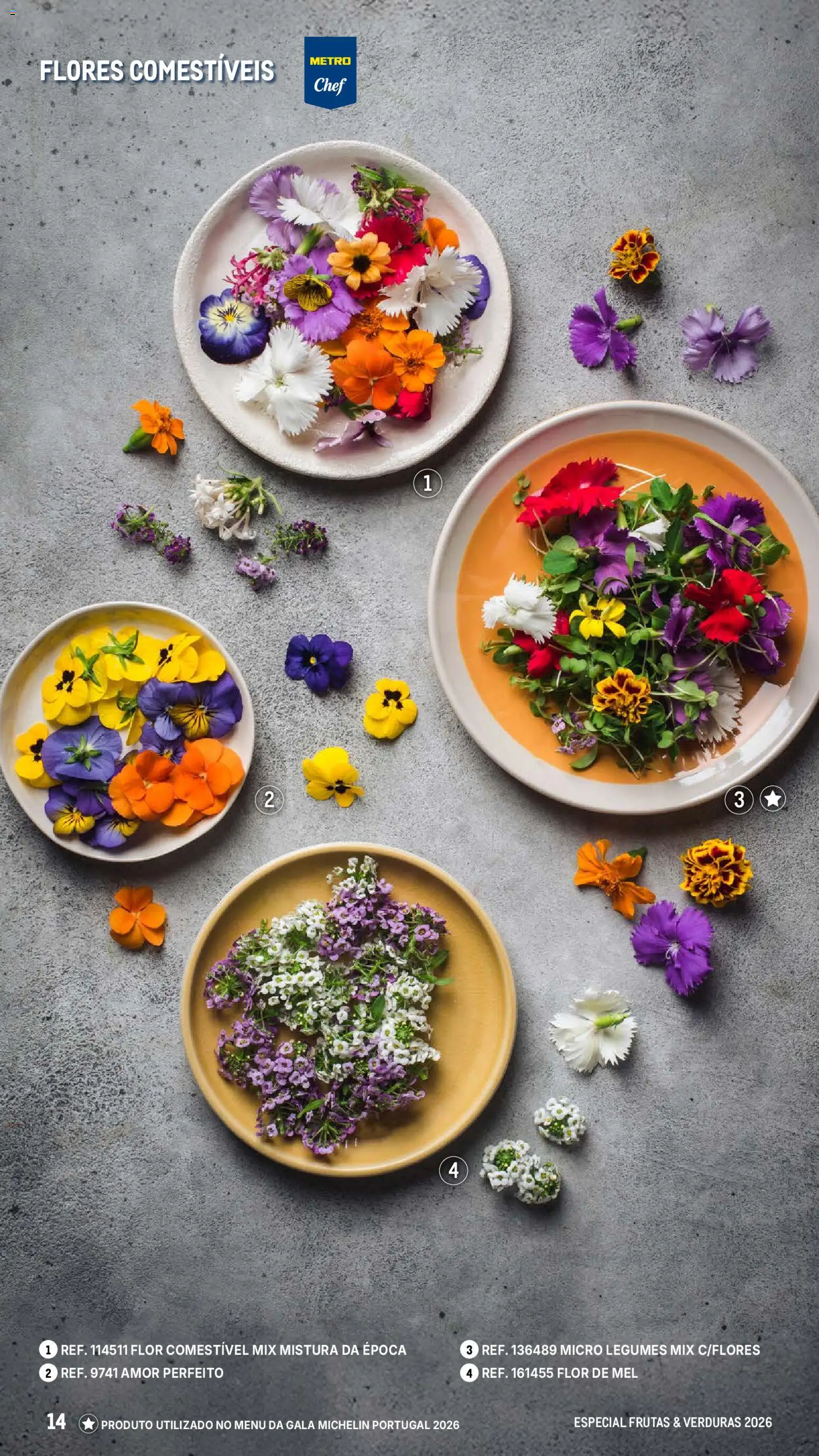 Makro Especial Frutas e Verduras 2026 │ válido de 06.03.2026 | Página: 14 | Produtos: Flores, Mel