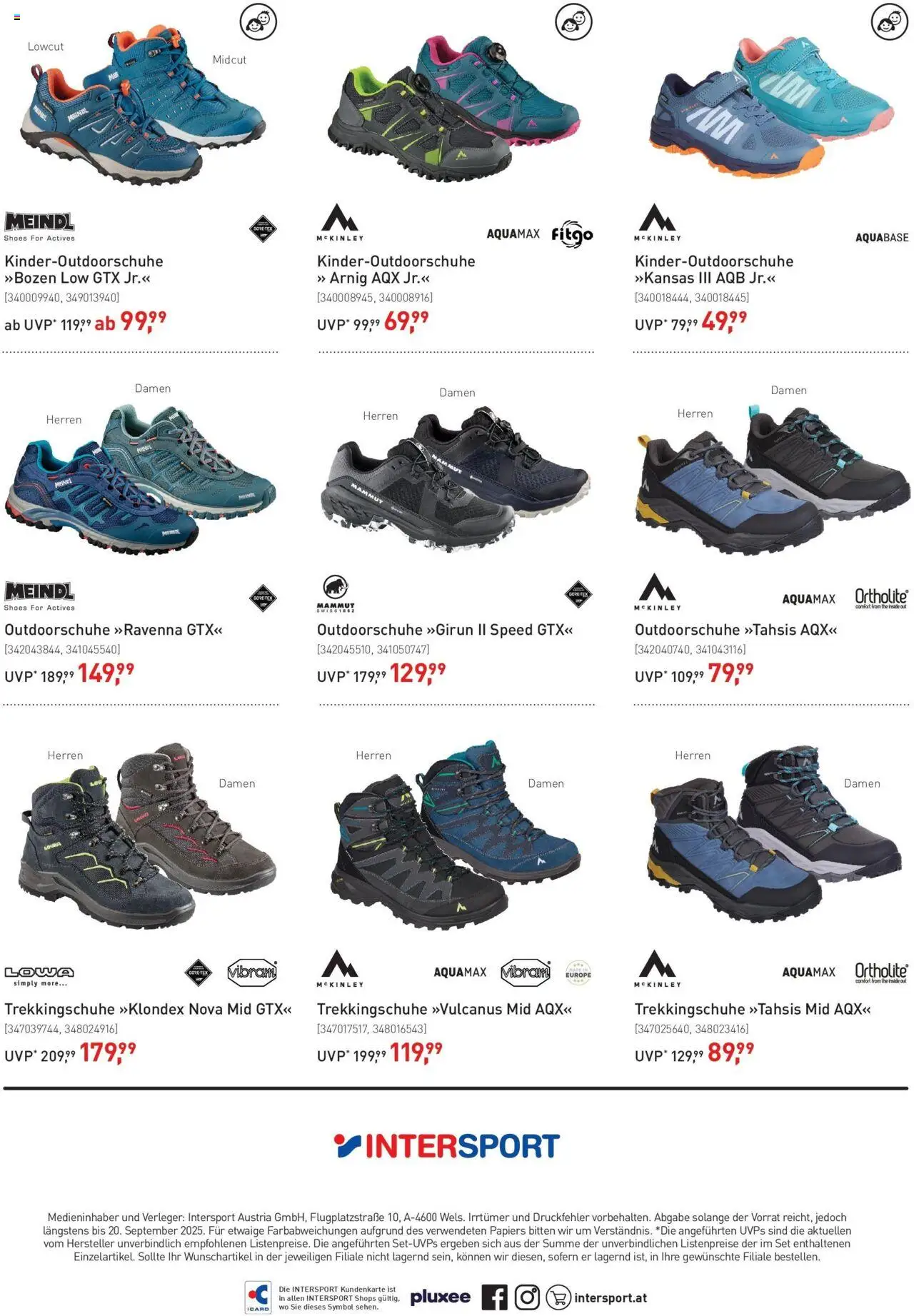 Intersport  Flugblatt Tumeltsham gültig ab 10.09.2025 | Seite: 8