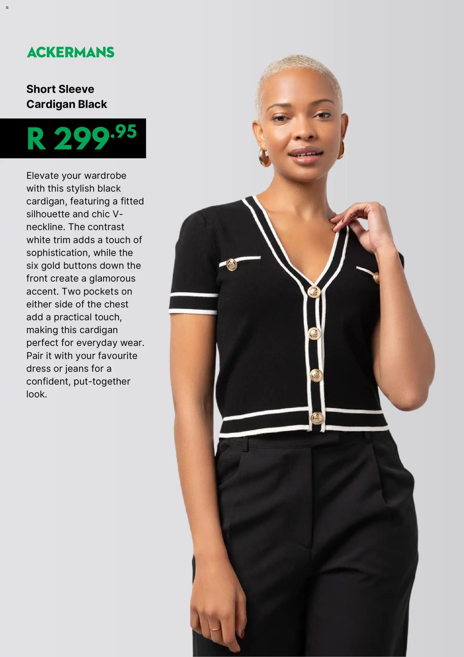 New Ackermans catalogue – valid from 24.01.2026 | Page: 4 | Products: Dress, Cardigan, Jeans, Wardrobe