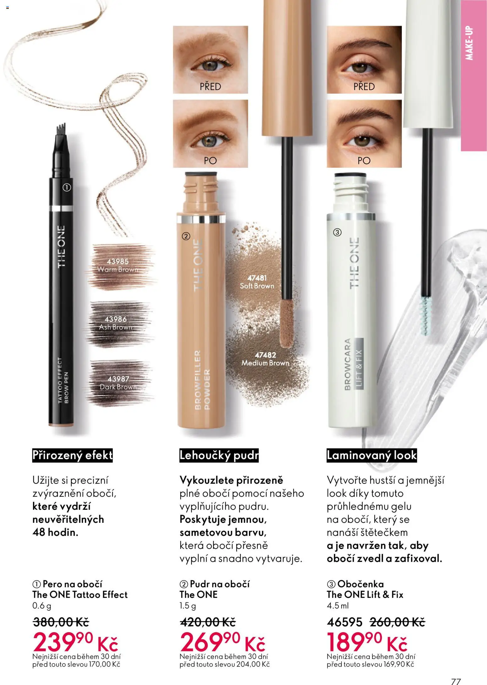 Oriflame katalog č.02/2026 od 21.01.2026 | Strana: 77 | Produkty: Pero, Makeup, Pudr