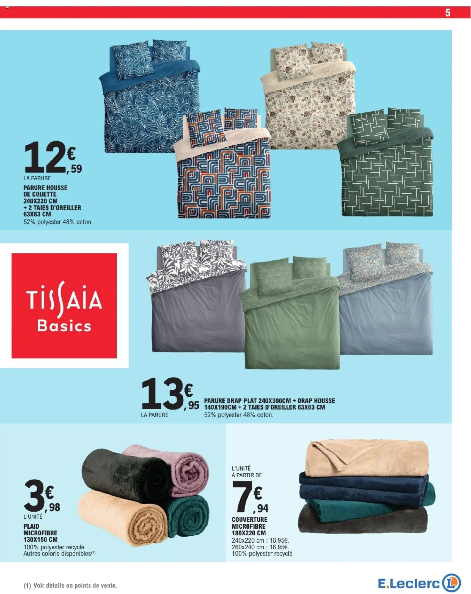 {H1} | Page: 5 | Produits: Couverture, Housse de couette, Couette