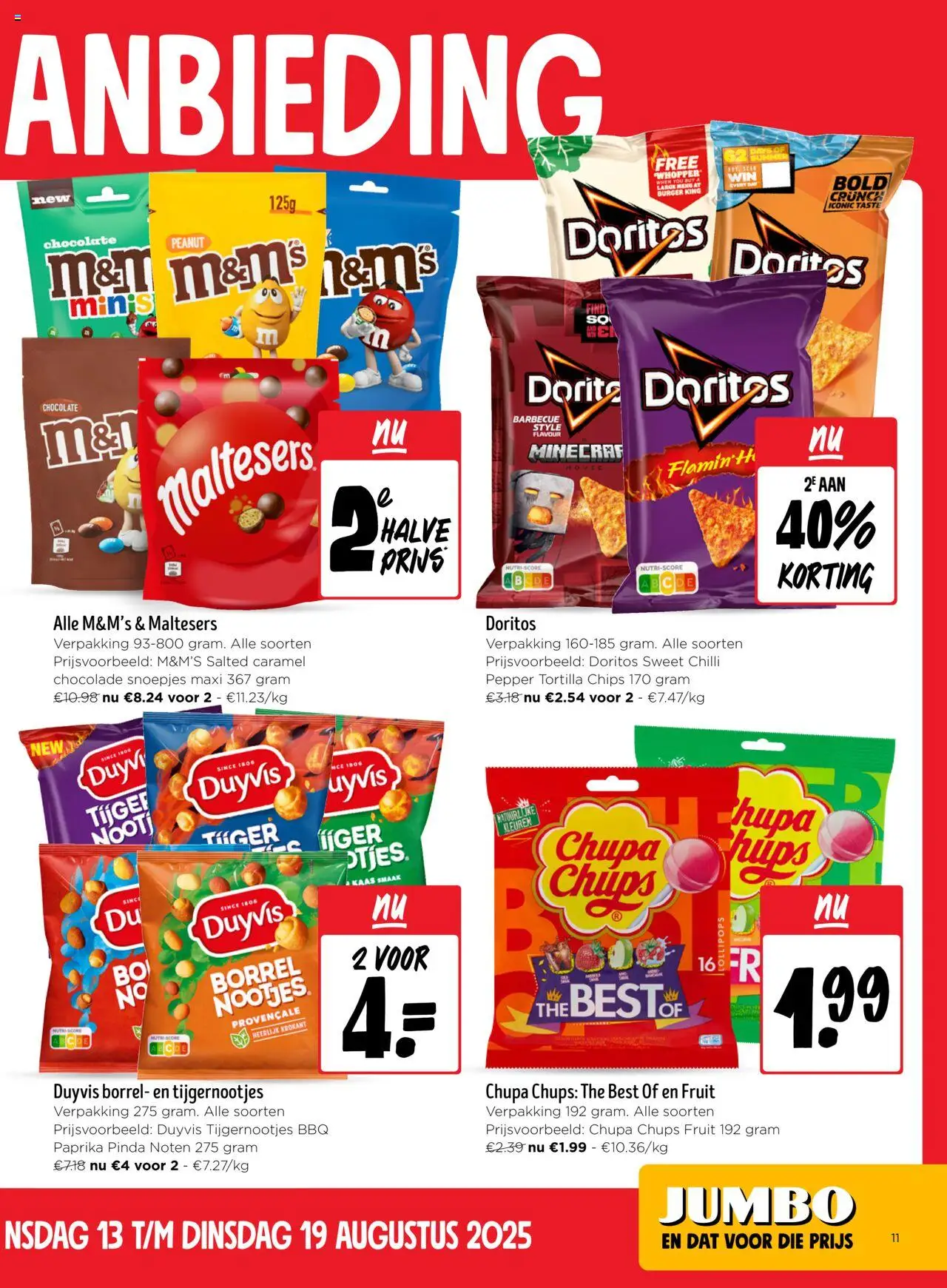  | Pagina: 11 | Producten: Chips, Doritos, Fruit, Kaas
