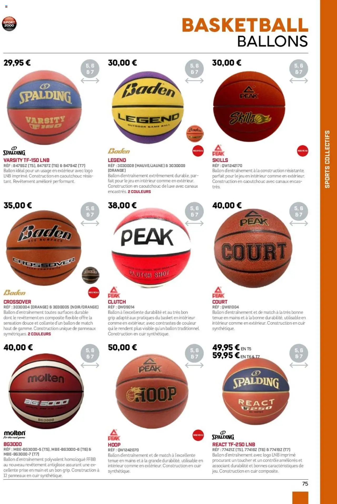 {H1} | Page: 75 | Produits: Orange, Prise, Thé