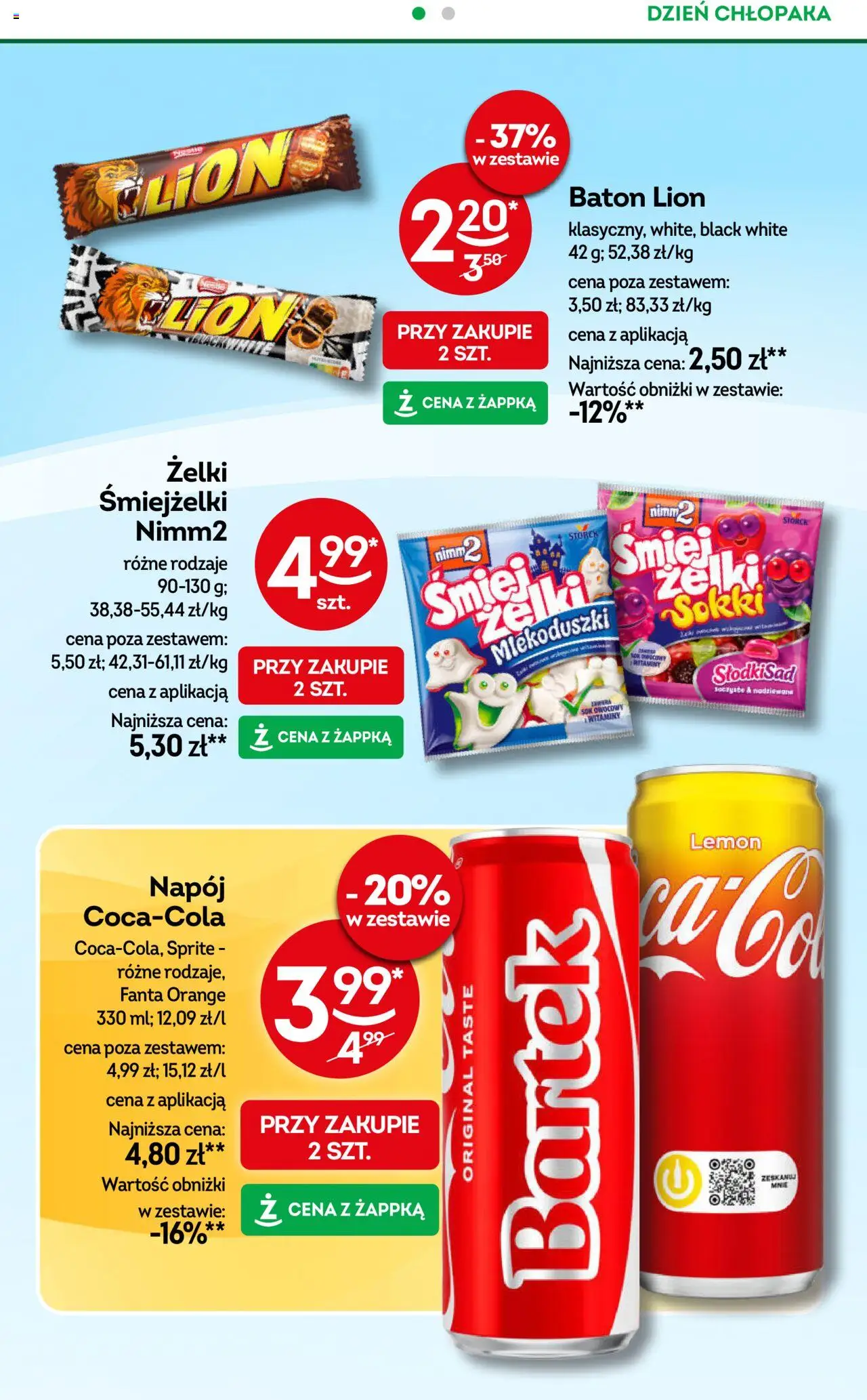 Żabka Gazetka od 24.09.2025 | Strona: 18 | Produkty: Arbuz, Napoje